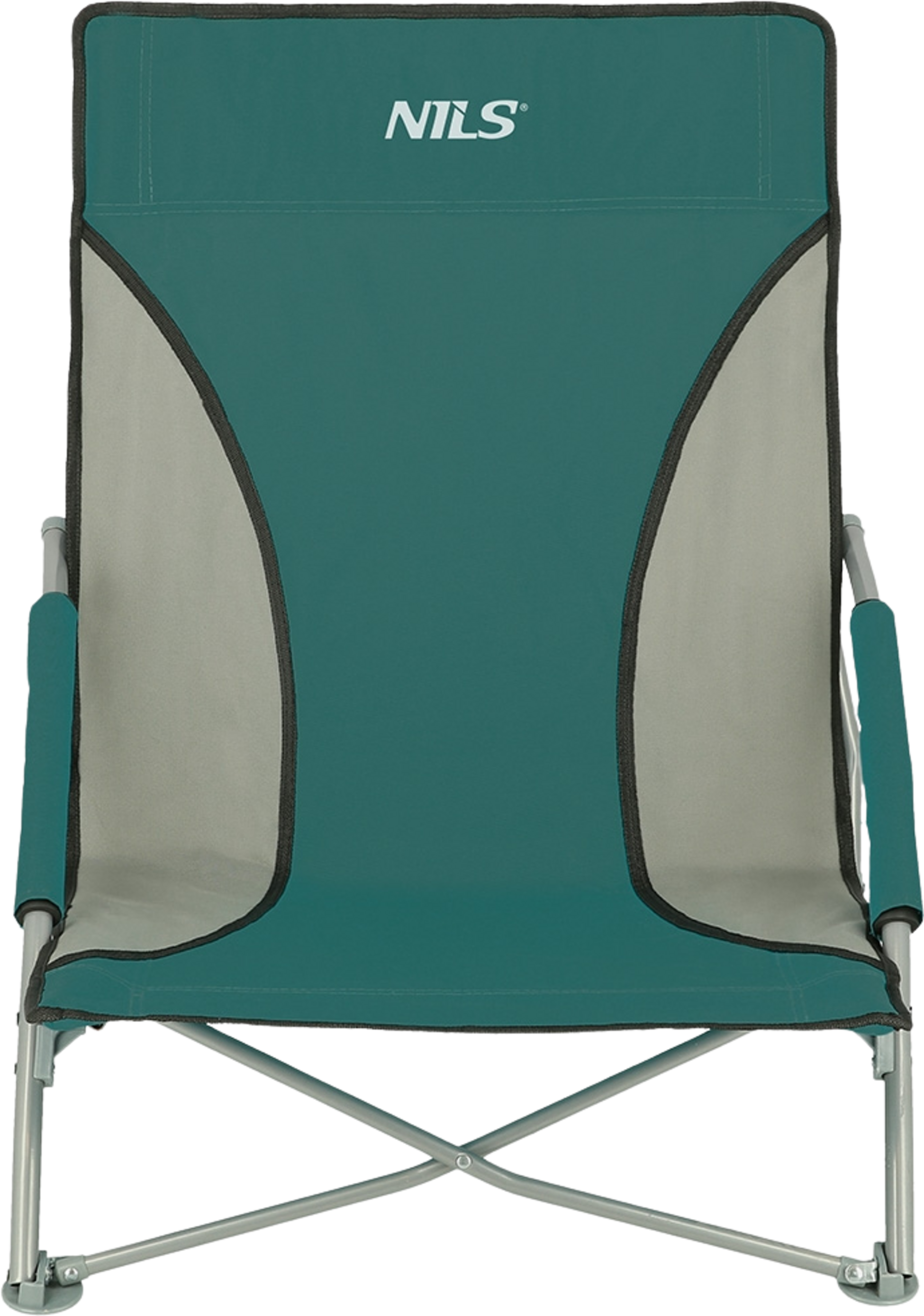 NORTHIX, Beach Chair, Green-gray, Foldable, Lightweight