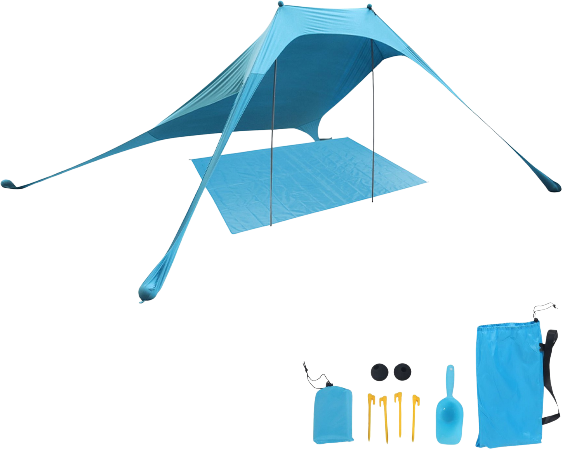 NORTHIX, Beach Tent With Sun Protection And Large Mat