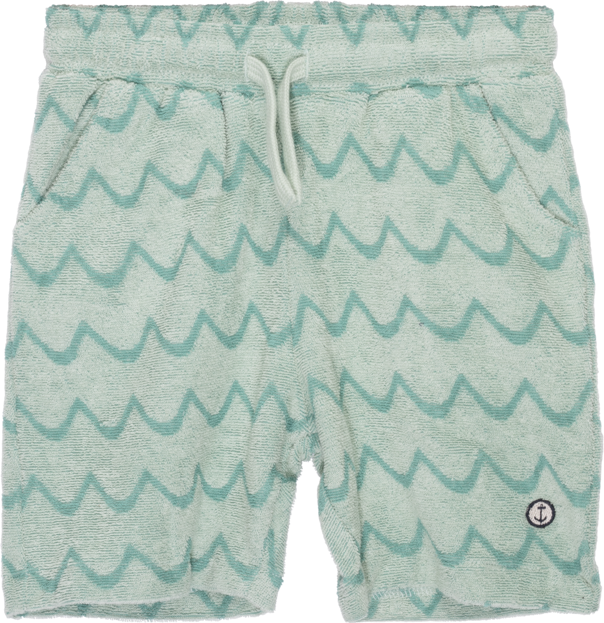 EMMAMALENA, Beach Terry Shorts Mint Wave Child