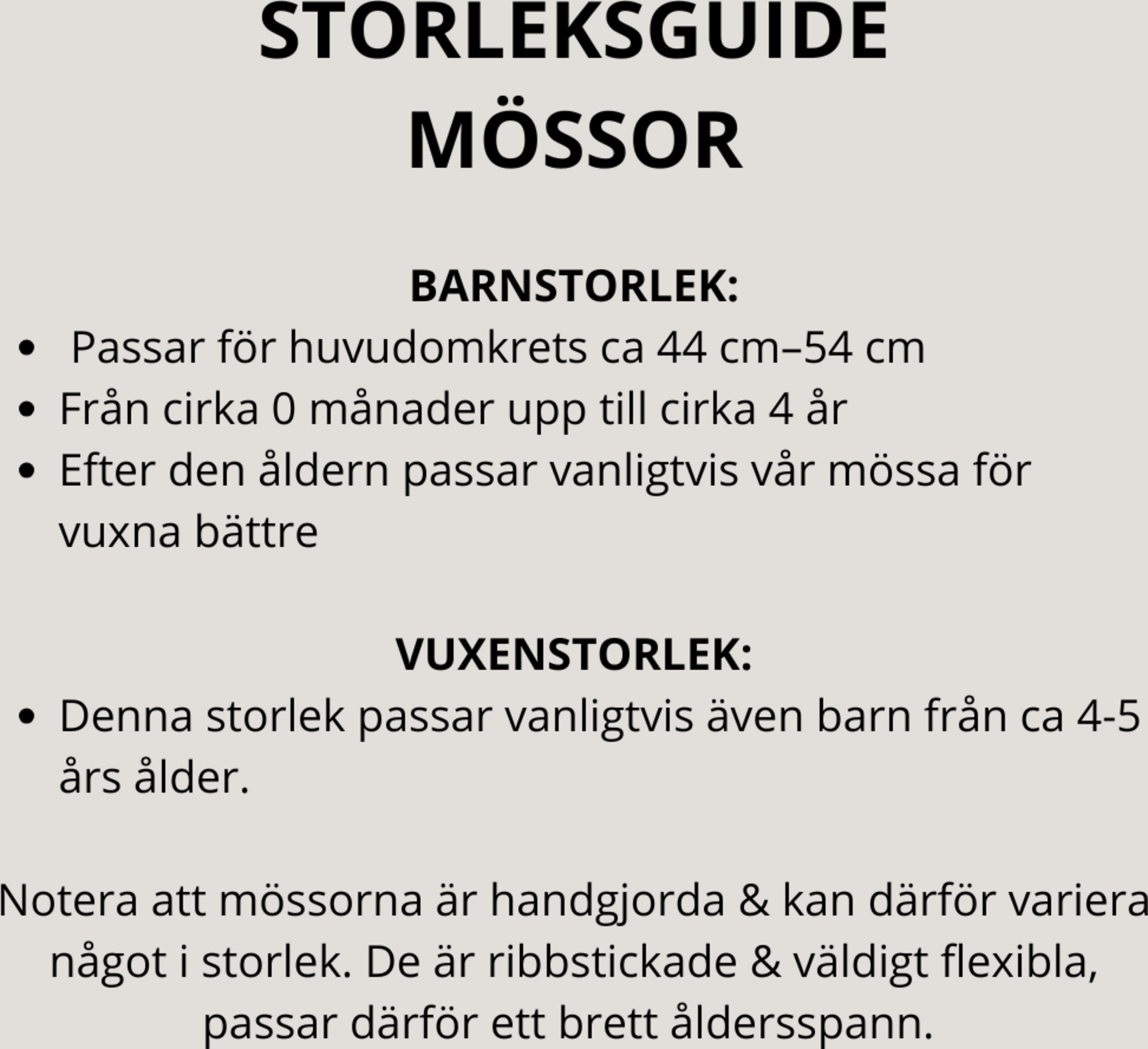 BABYMOCS, Beanies - Vuxen