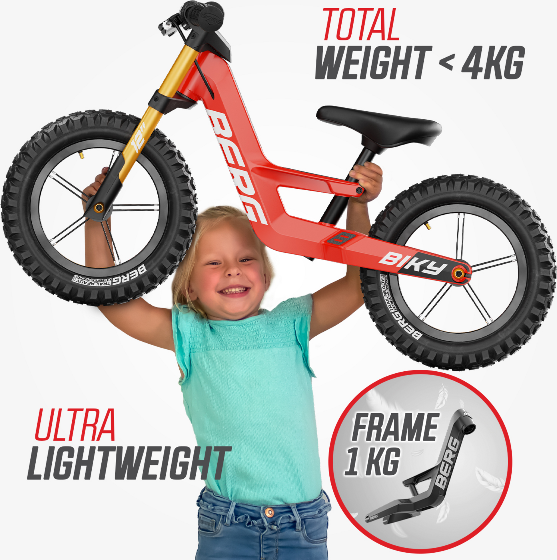 BERG, Berg Biky Cross Red Handbrake