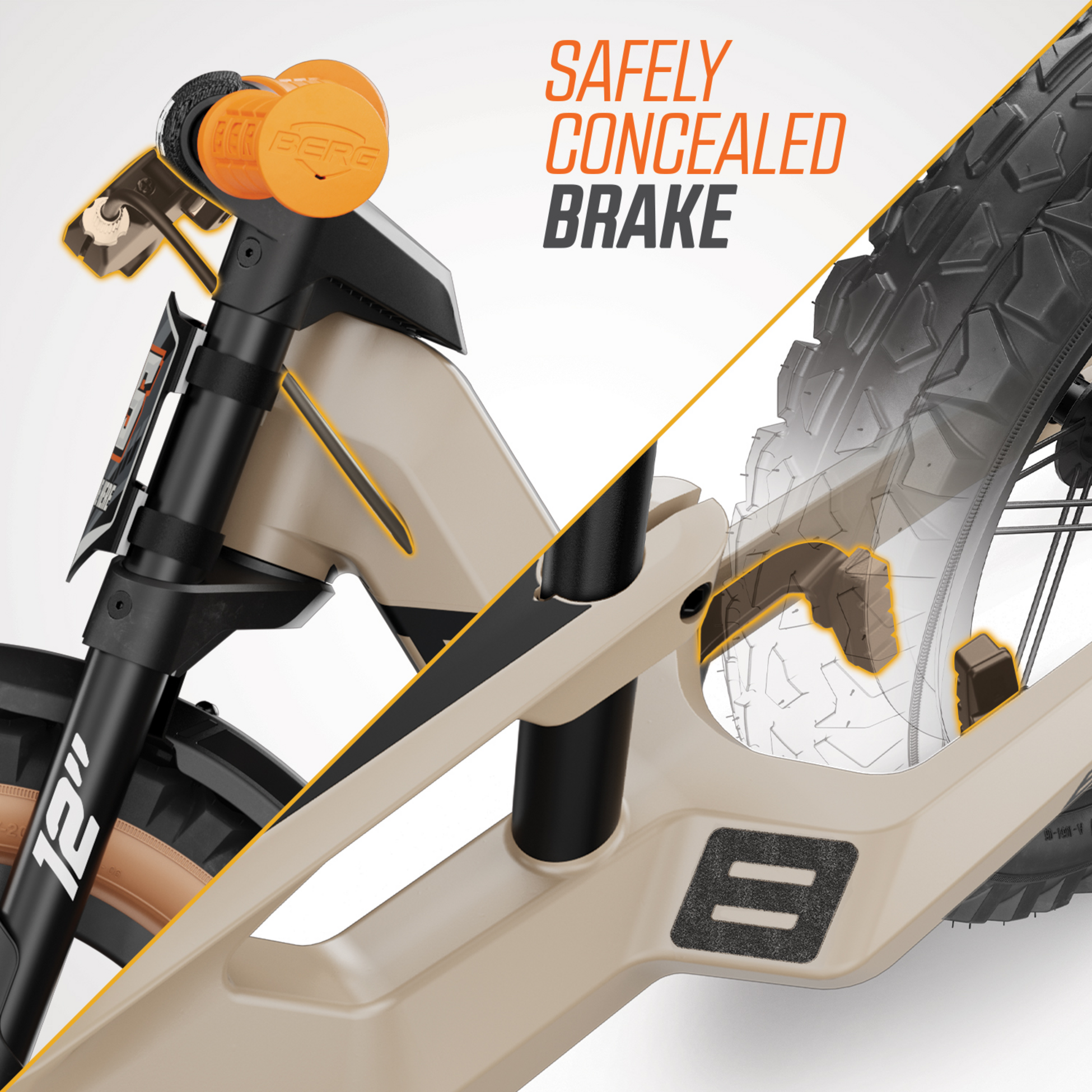 BERG, Berg Biky Trail Sand Handbrake