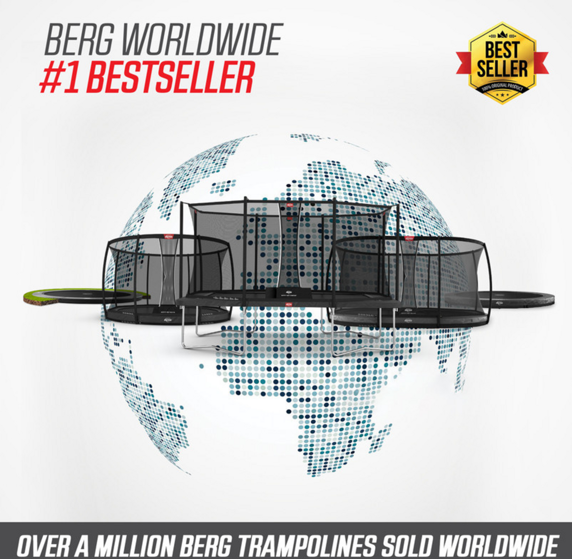 BERG, Berg Favorit Regular 380 Green + Safety Net Comfort