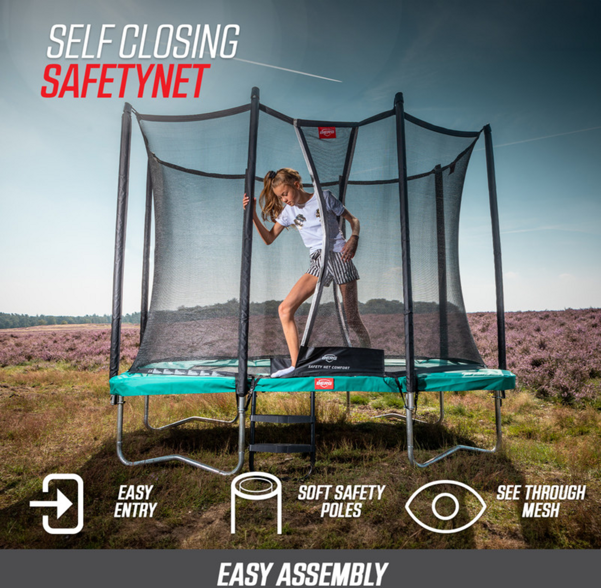 BERG, Berg Favorit Regular 430 Green + Safety Net Comfort