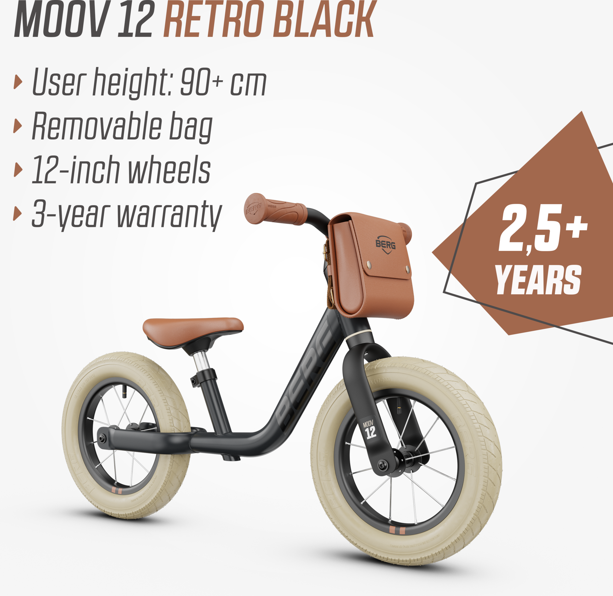 BERG, Berg Moov 12 Retro Black