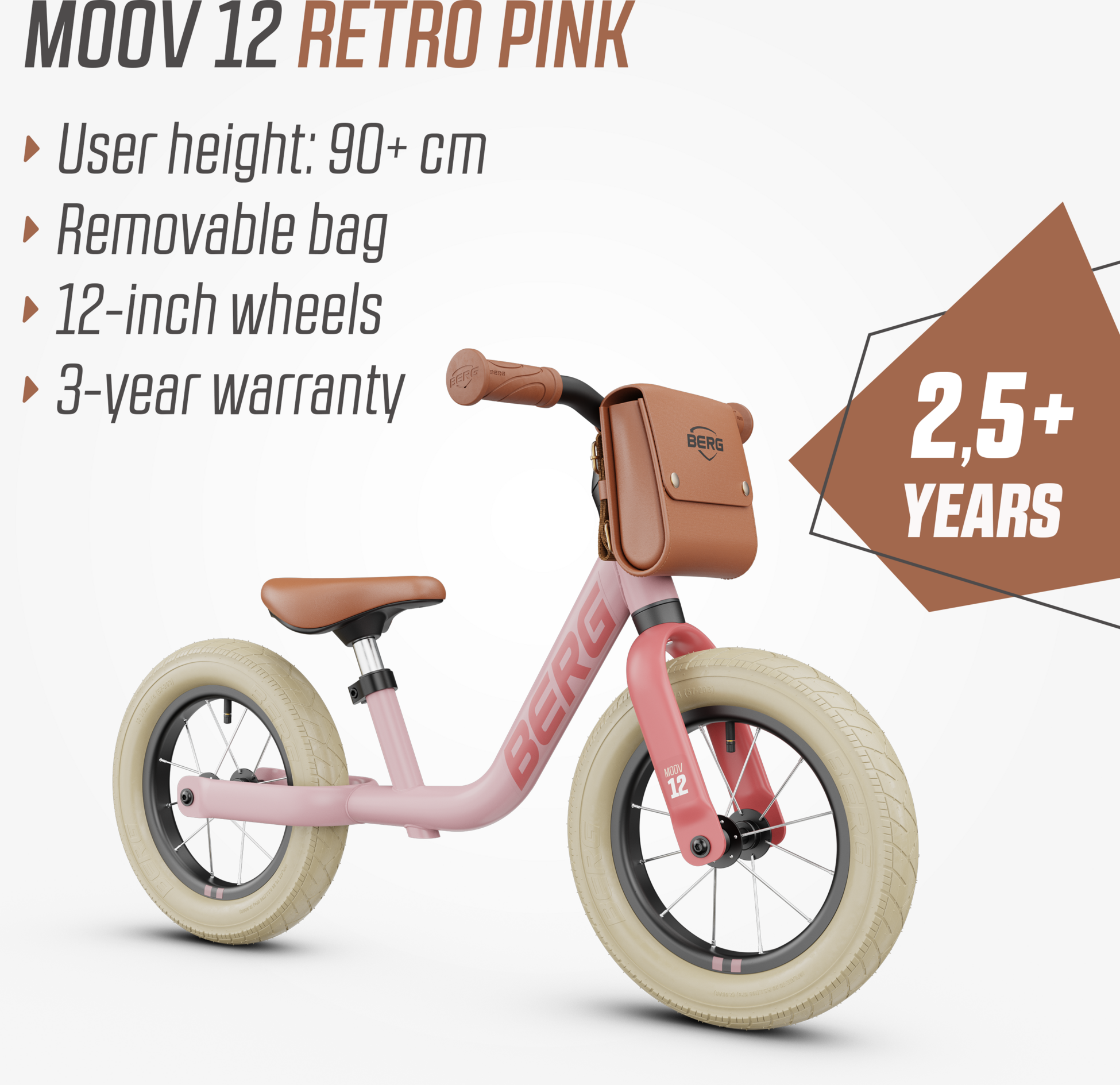 BERG, Berg Moov 12 Retro Pink