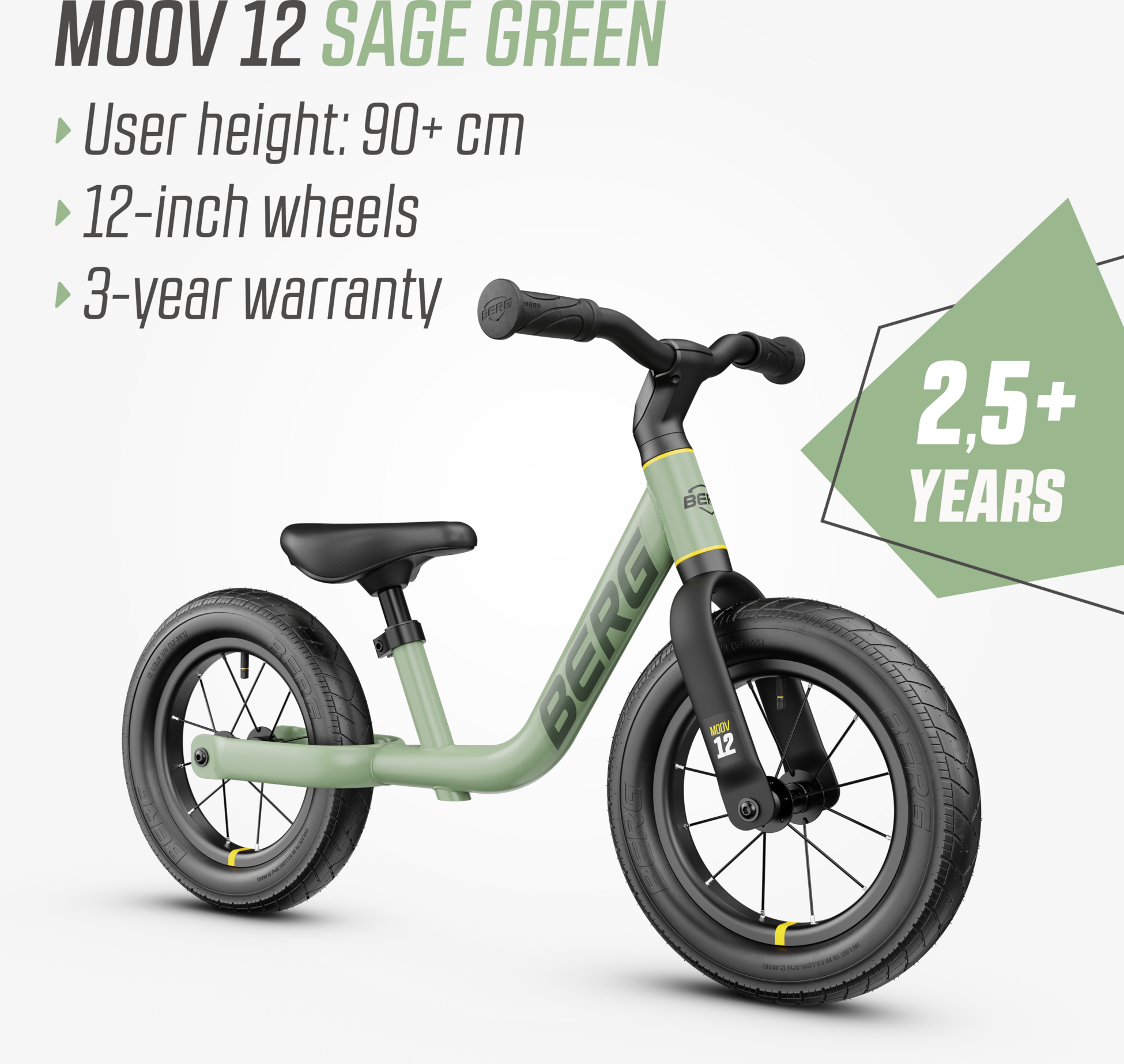 BERG, Berg Moov 12 Sage Green