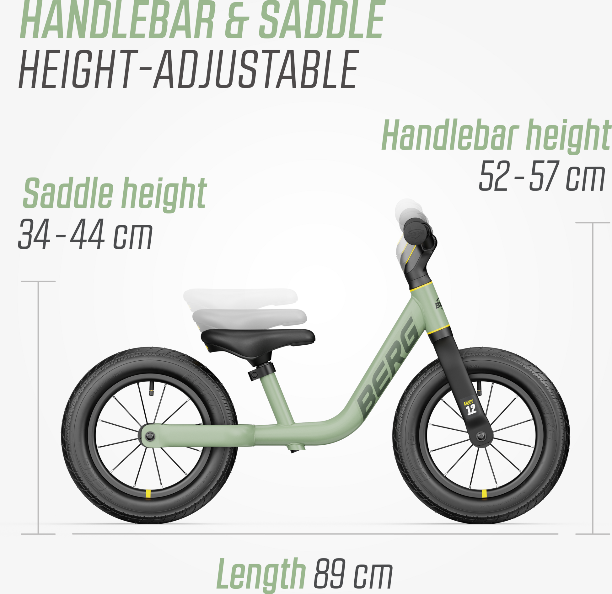 BERG, Berg Moov 12 Sage Green