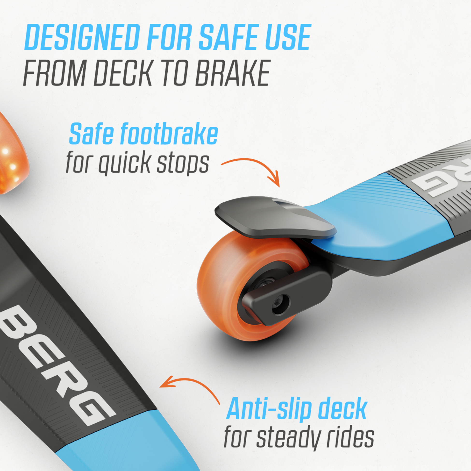 BERG, Berg Nexo Foldable Lights Led-deck