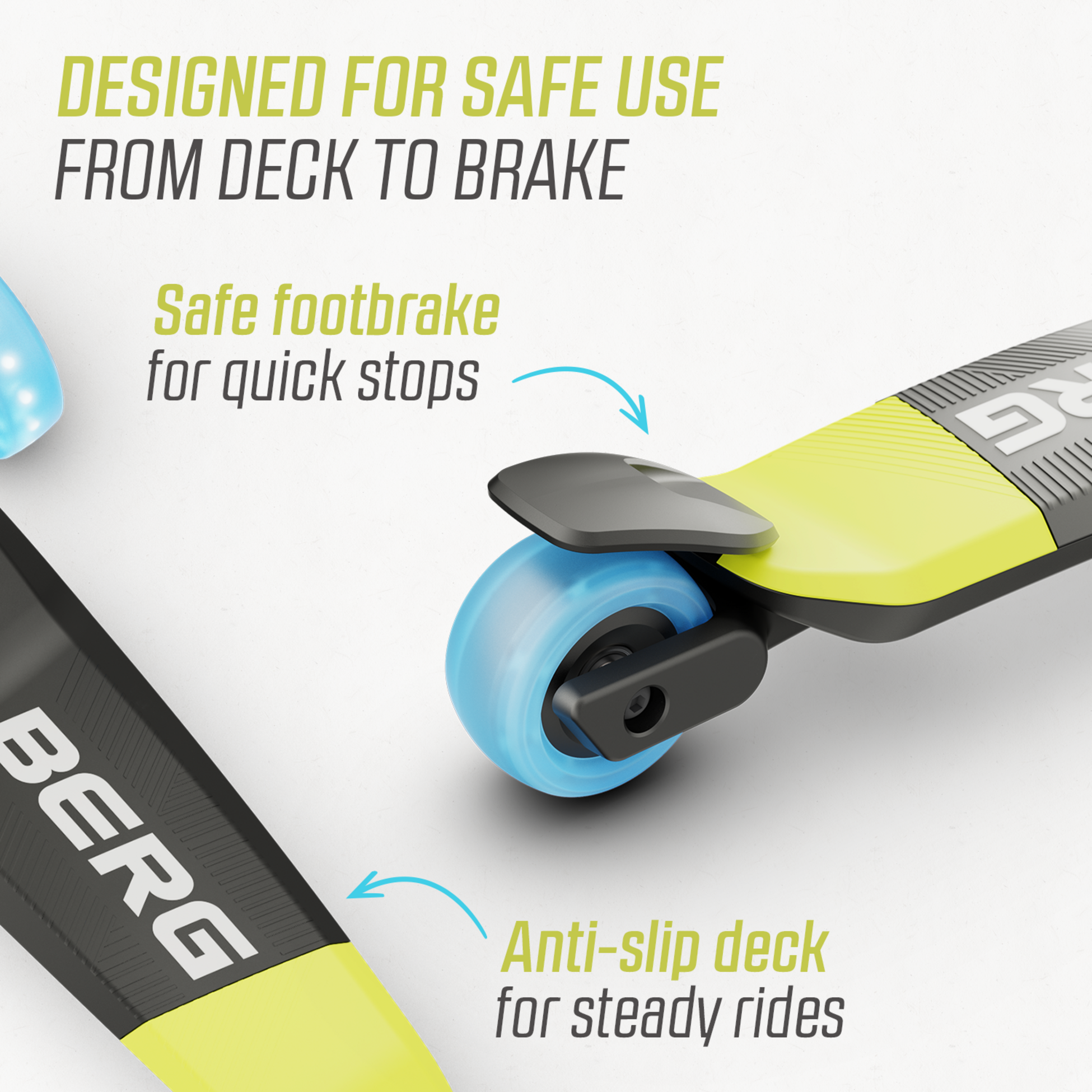 BERG, Berg Nexo Foldable Lights Led-deck