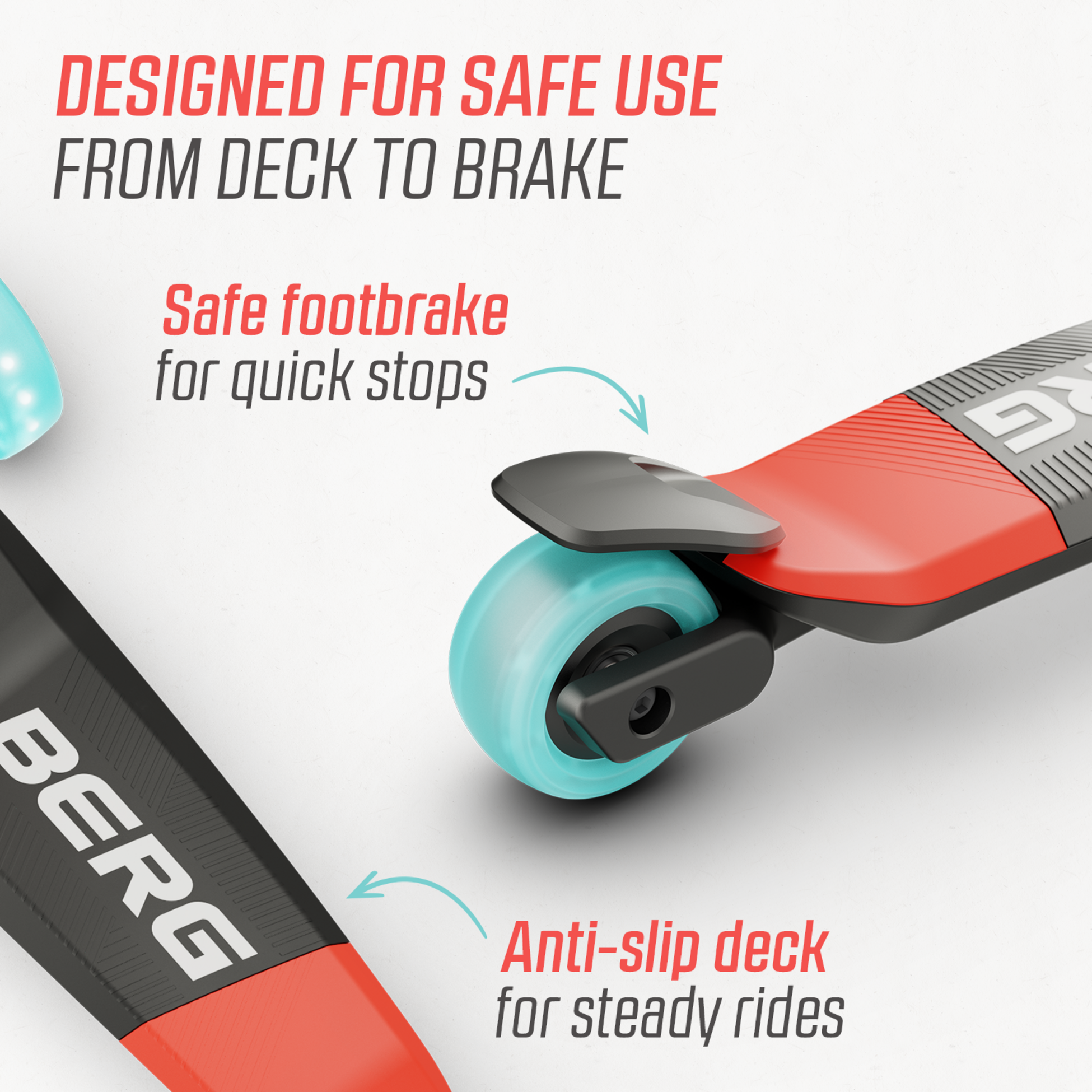 BERG, Berg Nexo Foldable Lights Led-deck