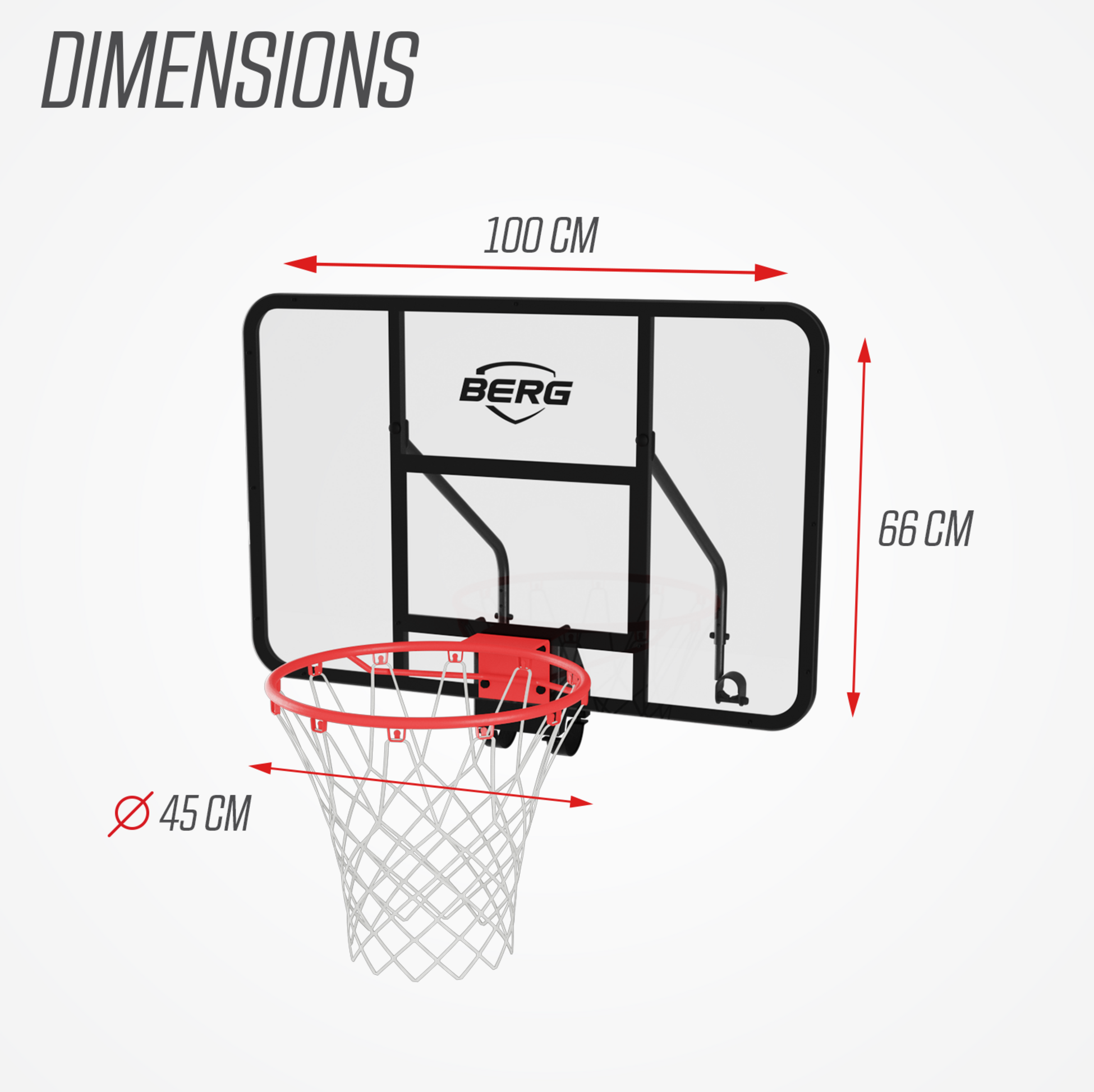 BERG, Berg Playbase Basketball Hoop