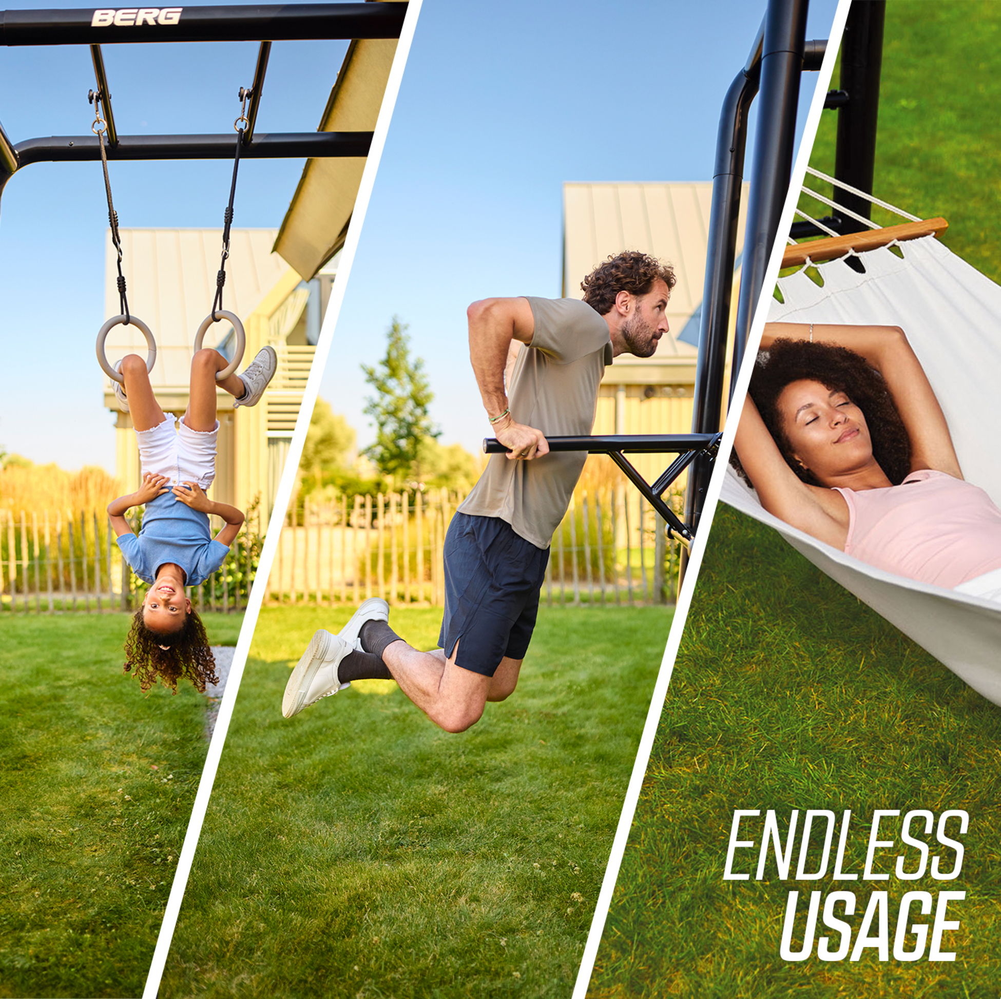 BERG, Berg Playbase Medium + Swing Set