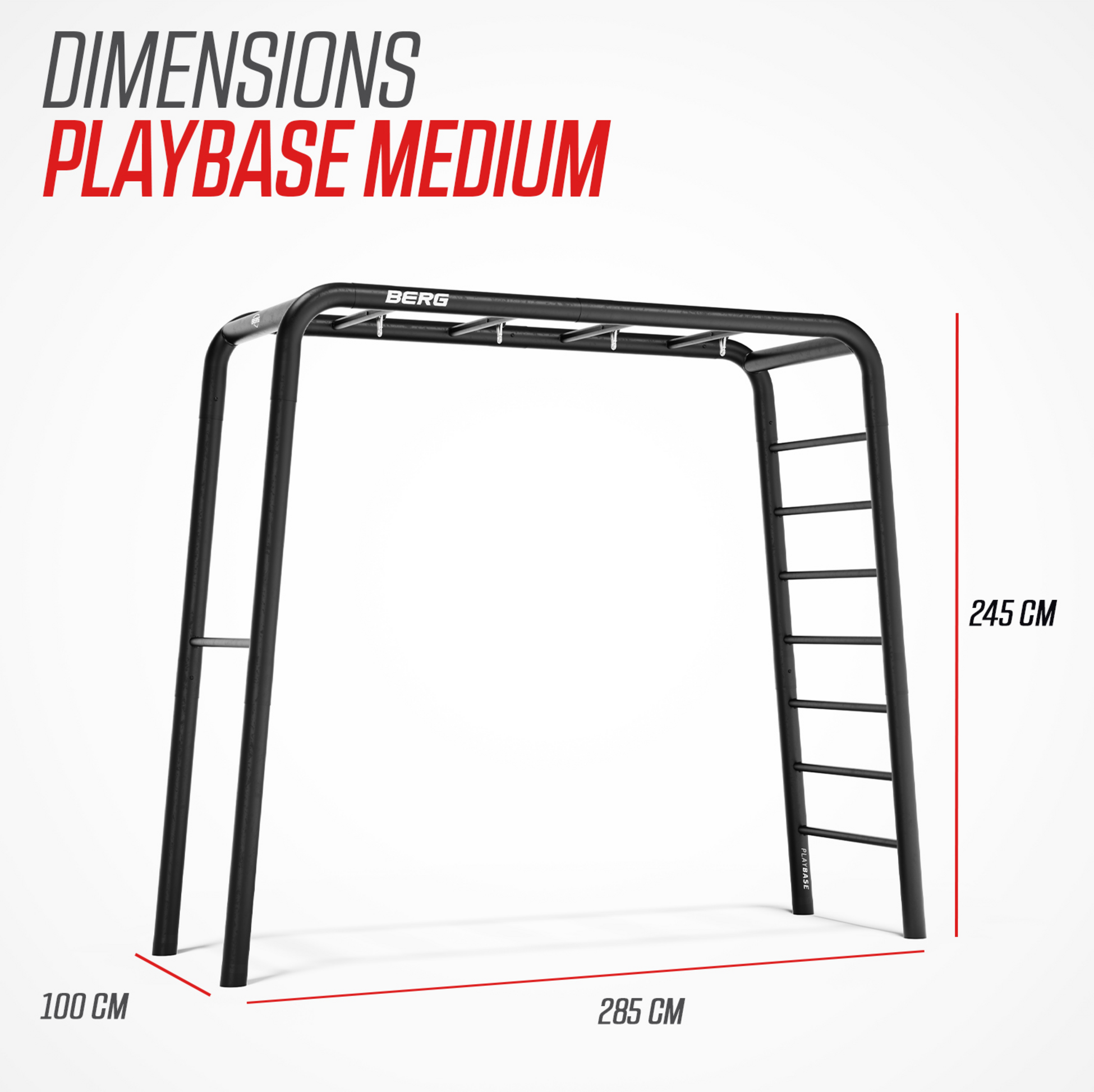 BERG, Berg Playbase Medium + Swing Set