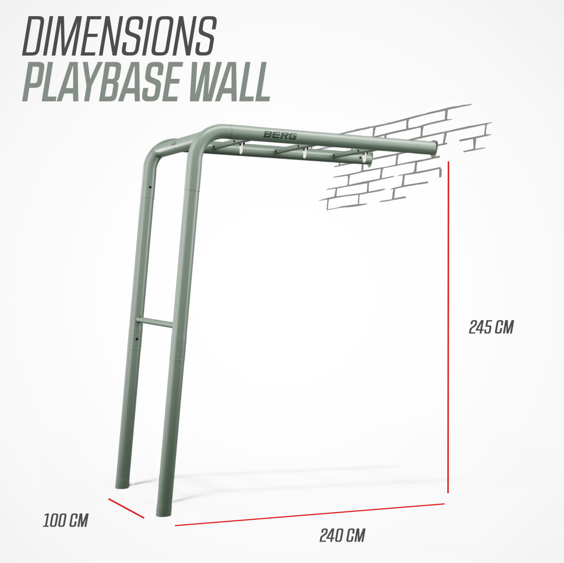 BERG, Berg Playbase Wall + Sports Set