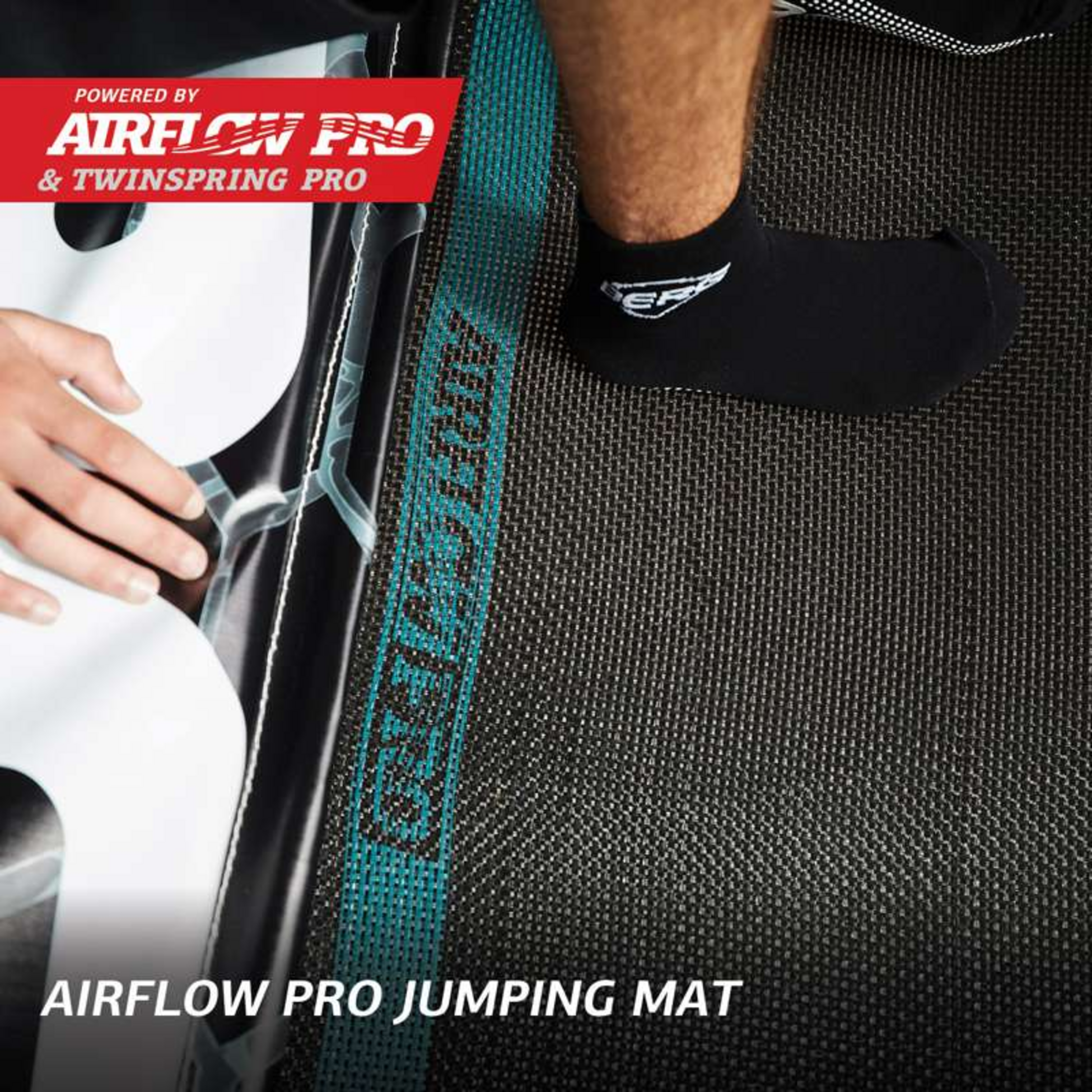 BERG, Berg Sports Ultim Pro Bouncer Regular 5x5 + Safety Net Xl