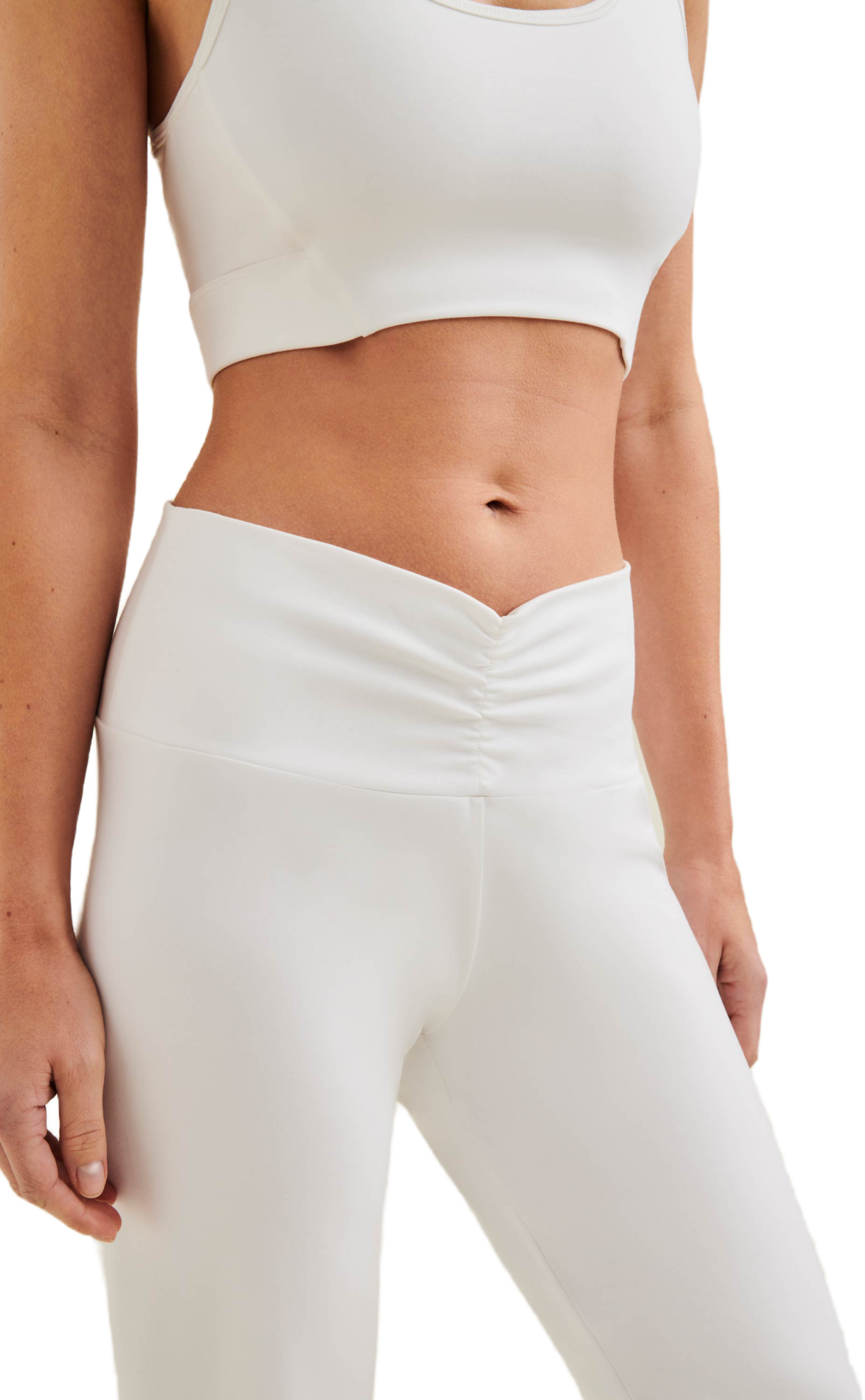 WELLICIOUS, Best Yoga Pants - Diamond White