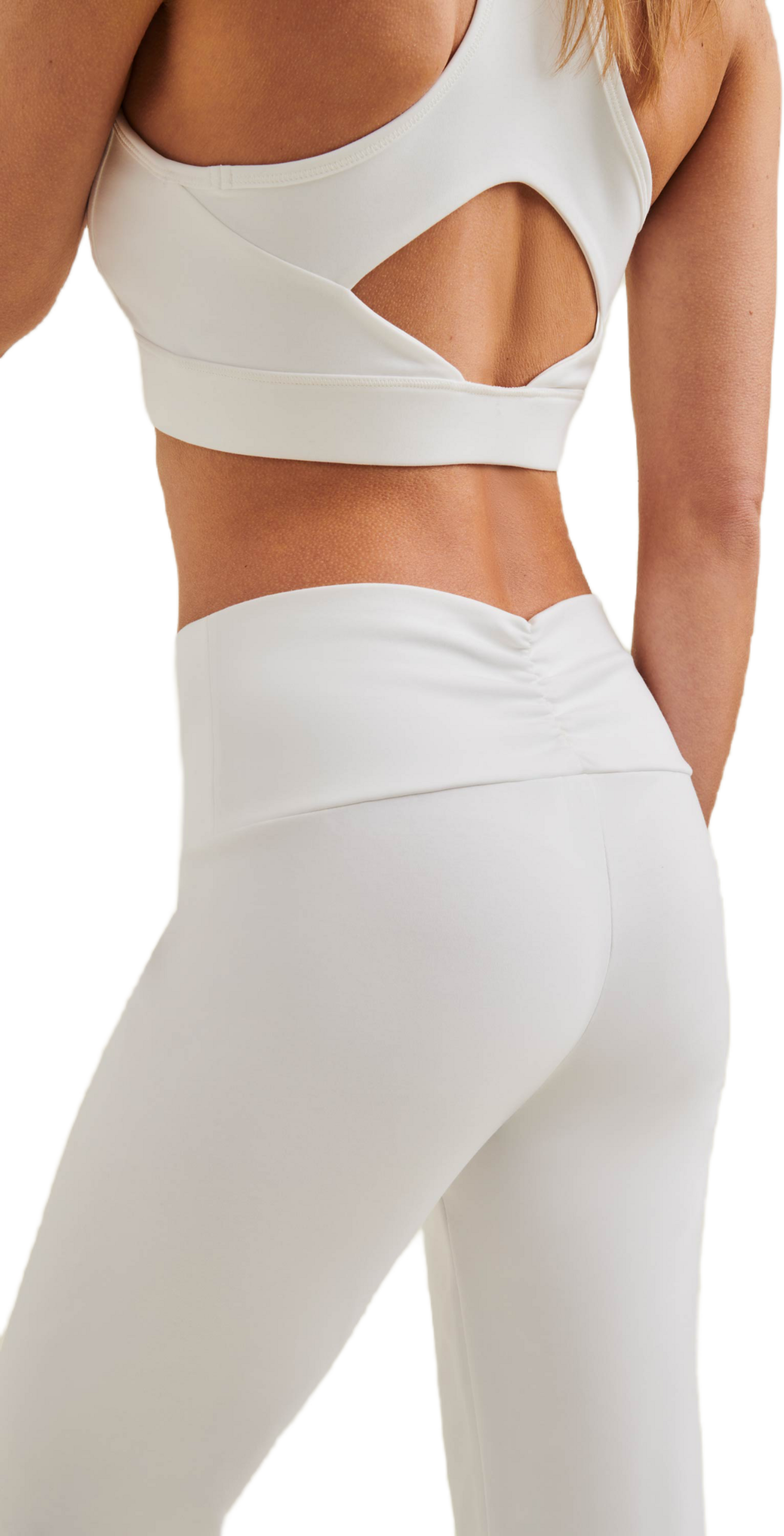 WELLICIOUS, Best Yoga Pants - Diamond White