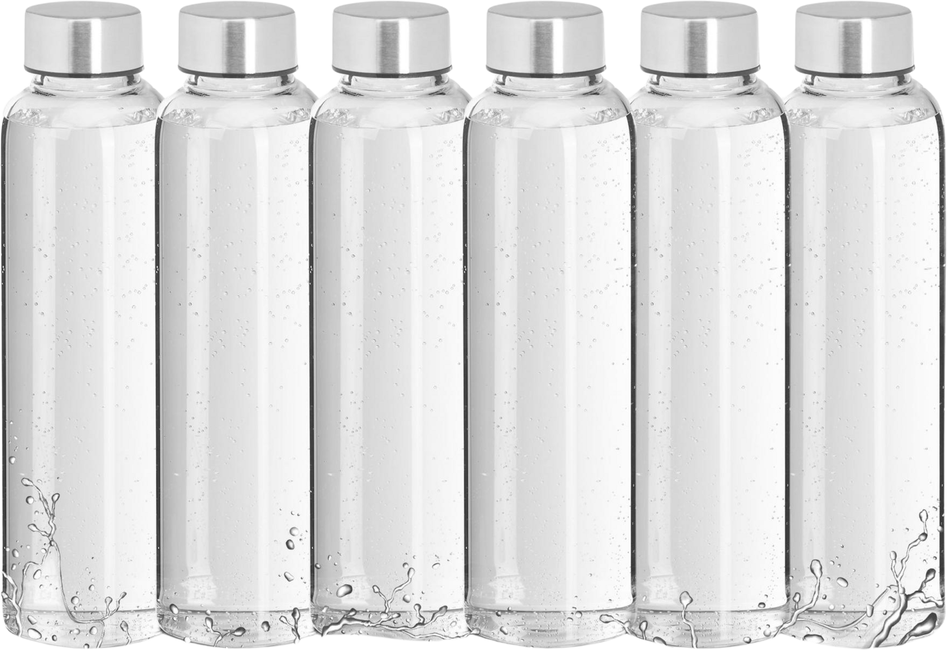 B2X, Beverage Bottle Glass 500 Ml Set Of 6