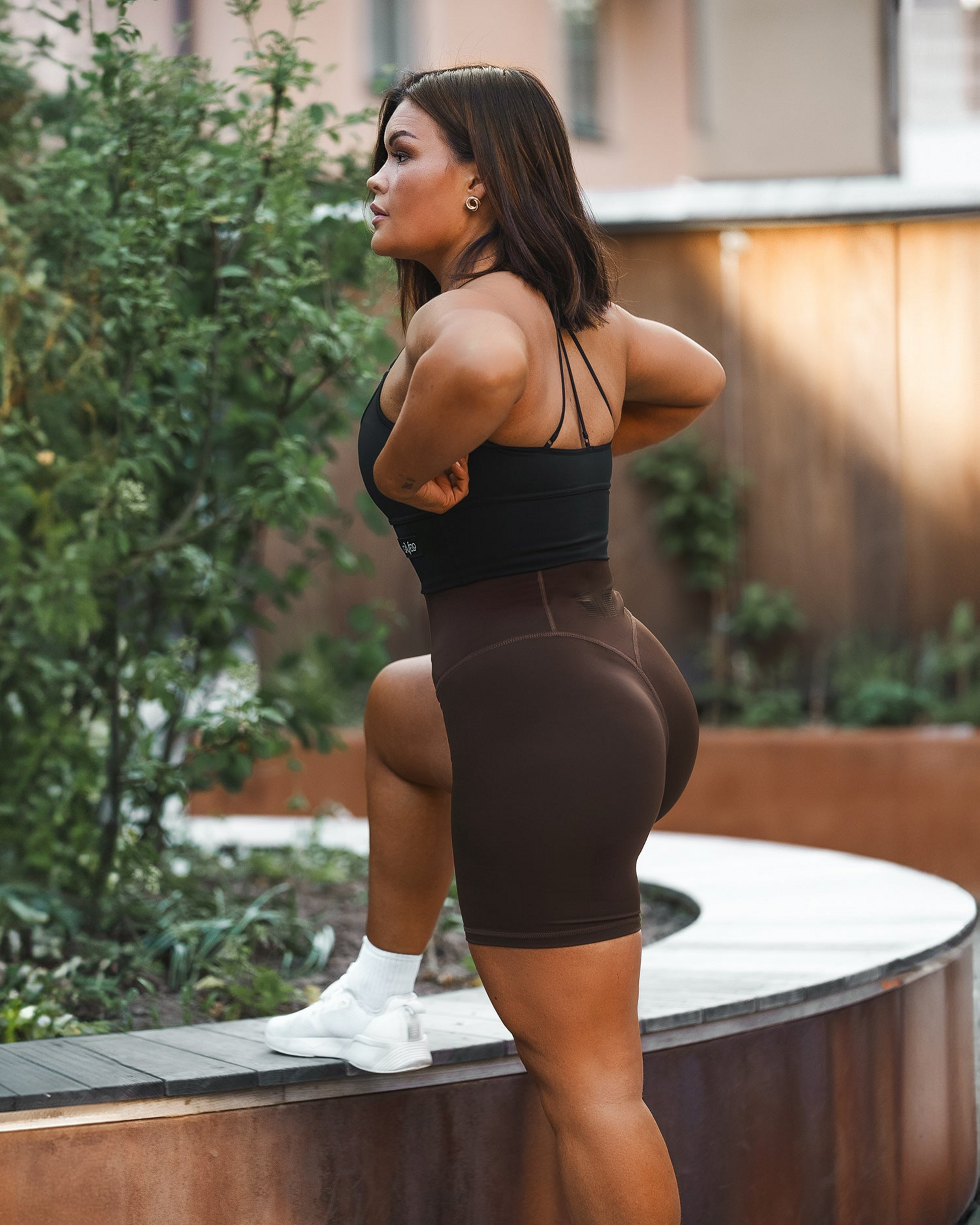 GAVELO, Bicycle Shorts Brown