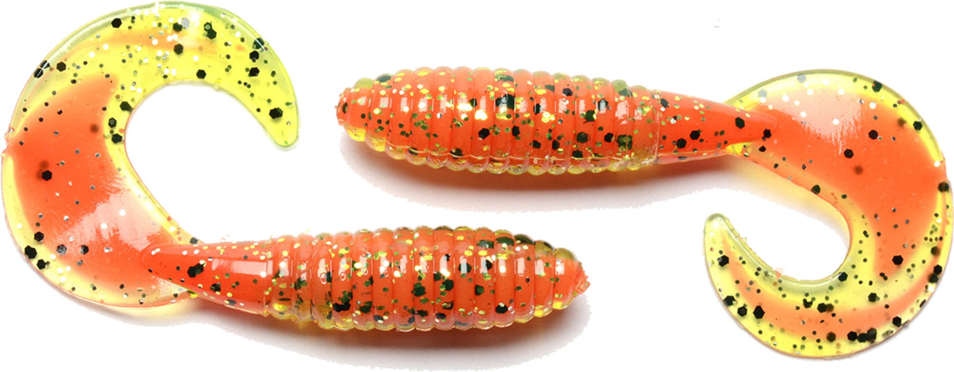 BIG BITE BAITS, Big Bite Baits Fat Grub Tomato Core 8 Cm, 10-pack