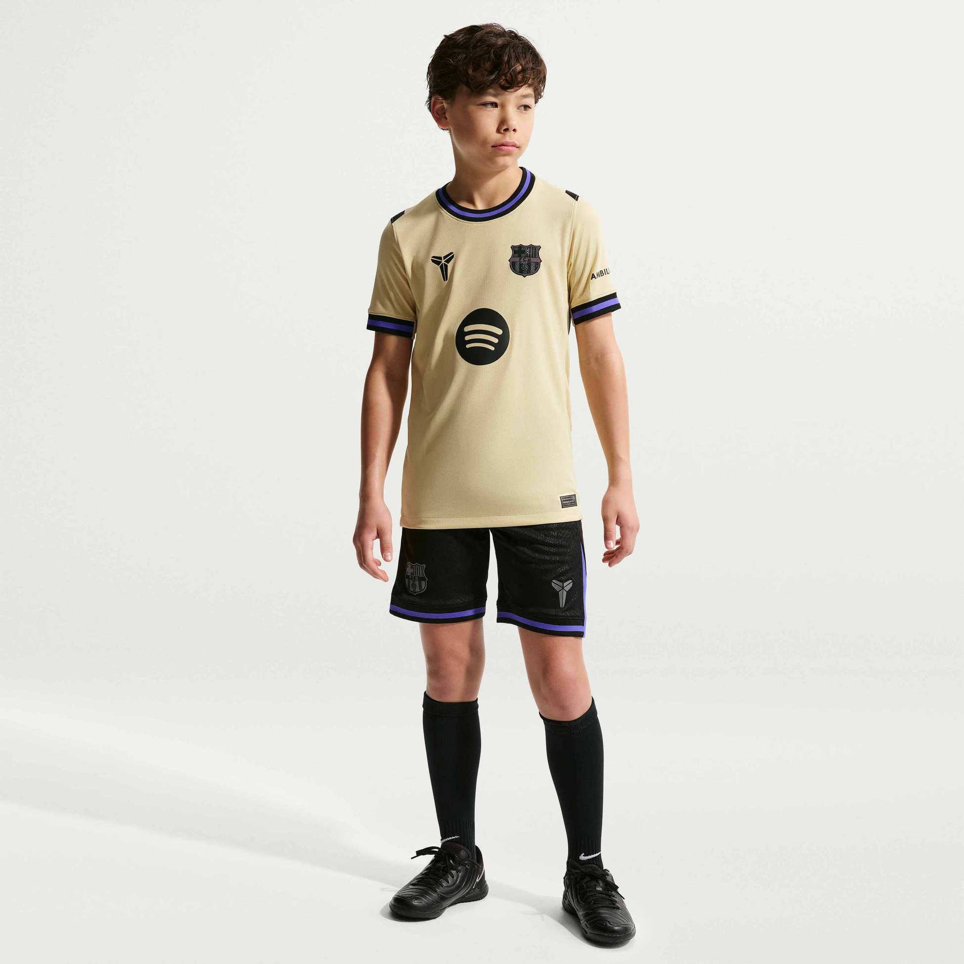 NIKE, Big Kids' Kobe Dri-fit Soccer Replica Jersey Fc Barcelona 2025/26 Stadium Away