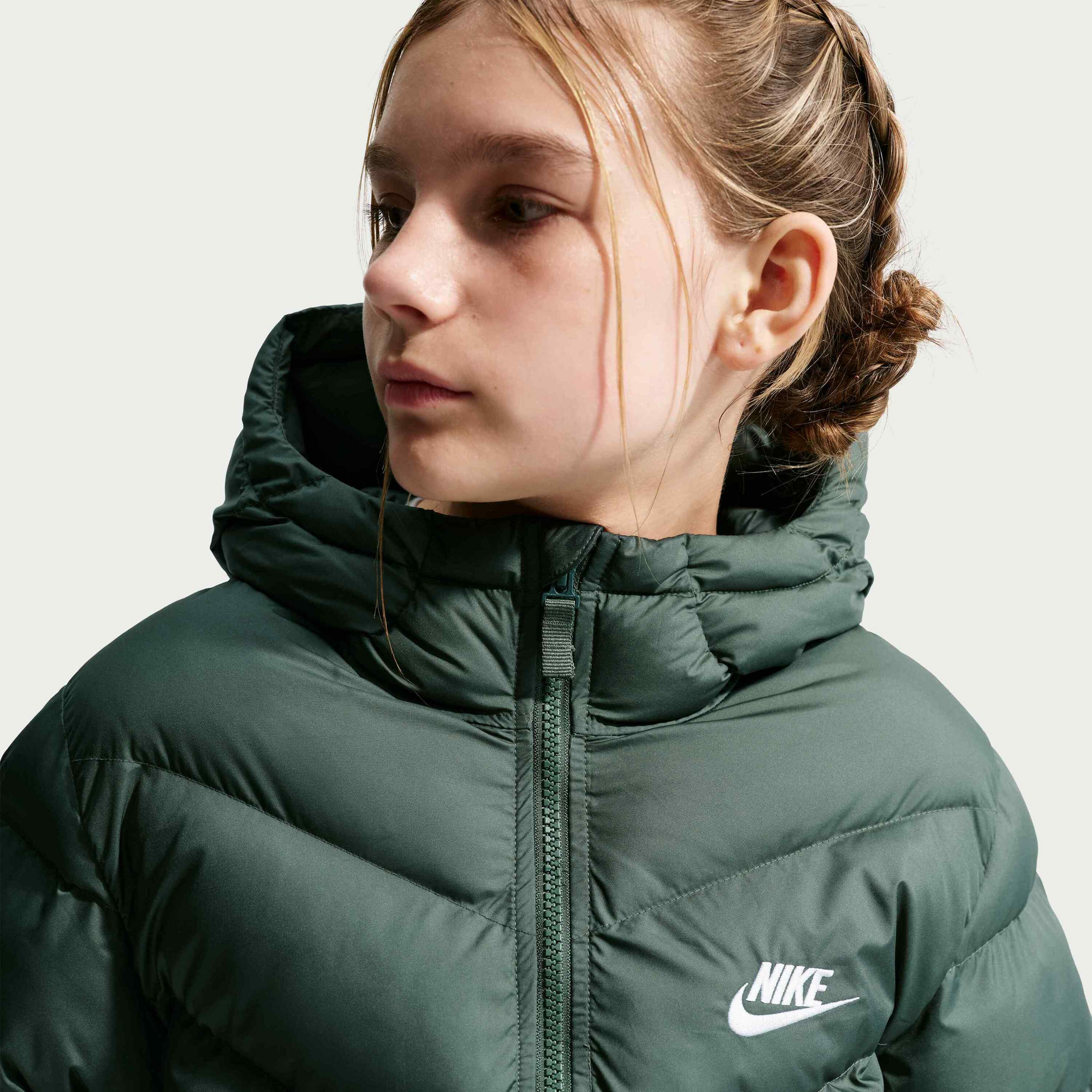 NIKE, Big Kids' Therma-fit Loose-fit Puffer Jacket Sportswear All Day Play