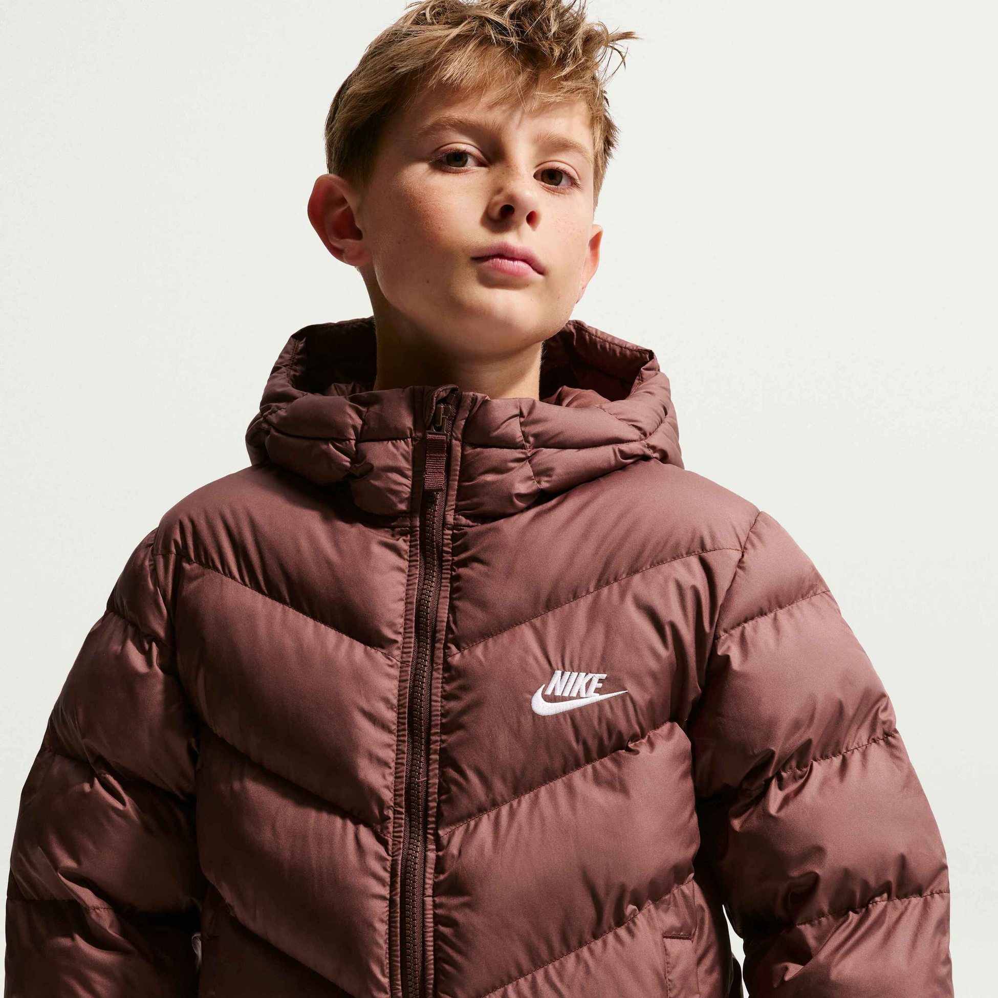 NIKE, Big Kids' Therma-fit Loose-fit Puffer Jacket Sportswear All Day Play
