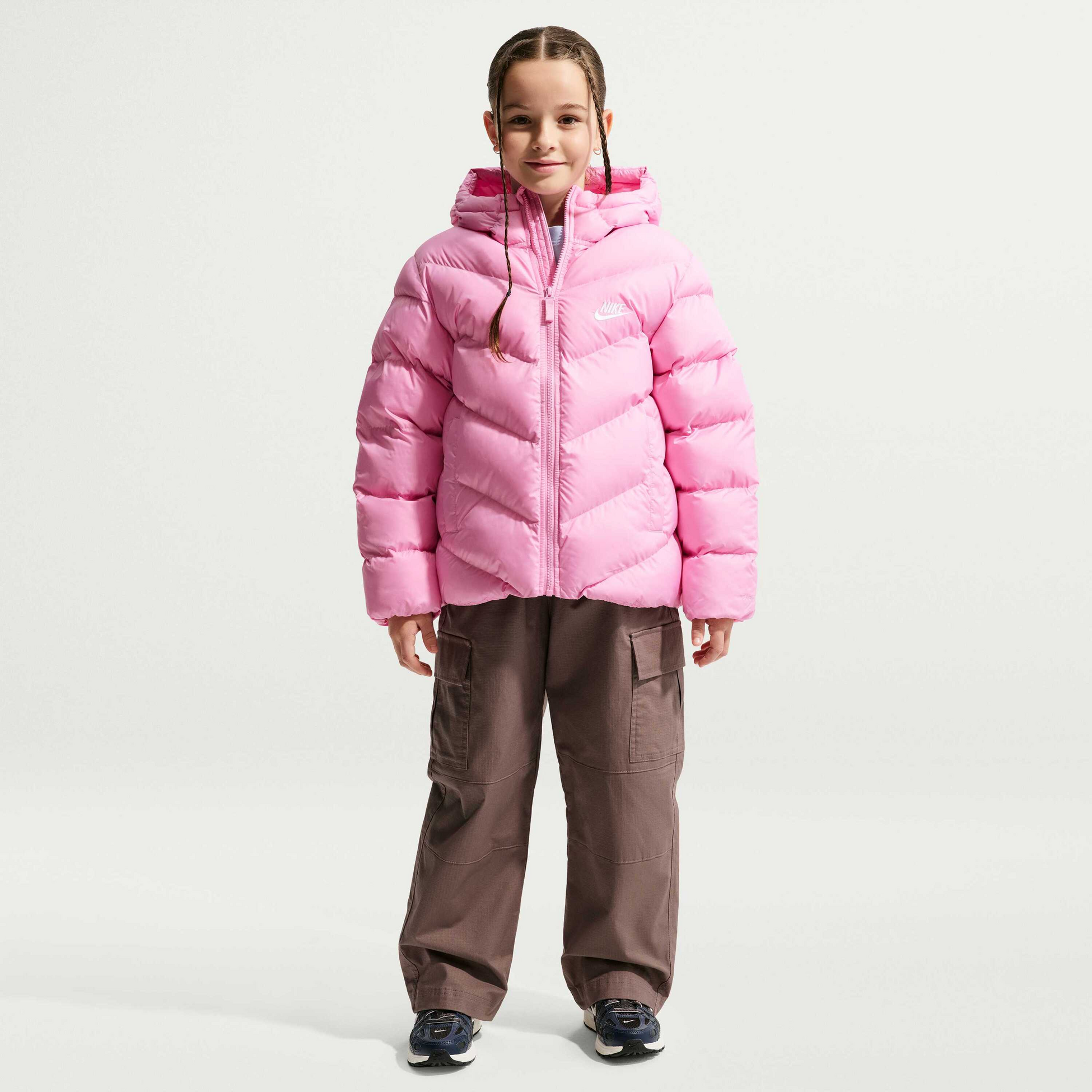 NIKE, Big Kids' Therma-fit Loose-fit Puffer Jacket Sportswear All Day Play