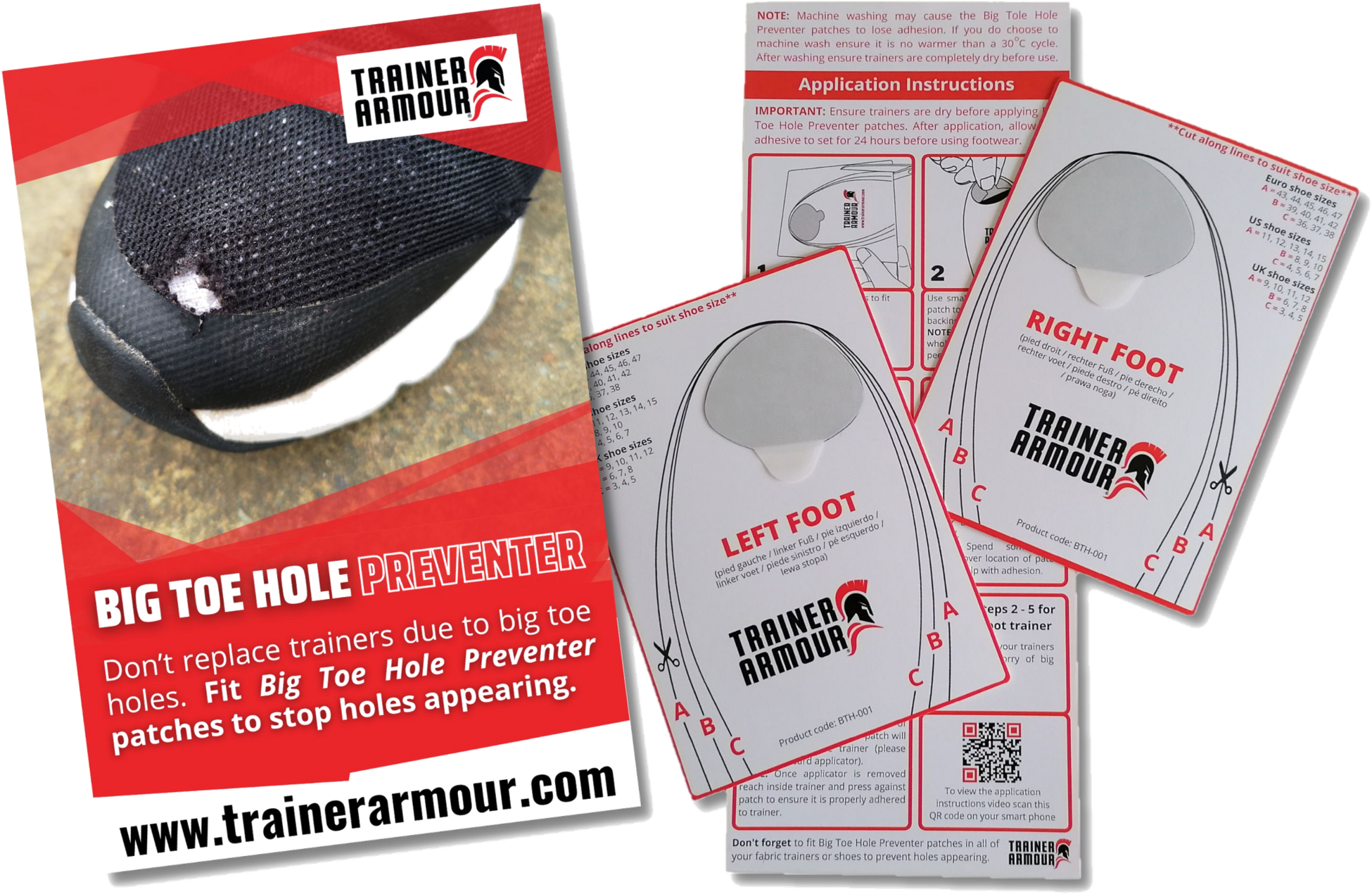 TRAINER ARMOUR, Big Toe Hole Preventer