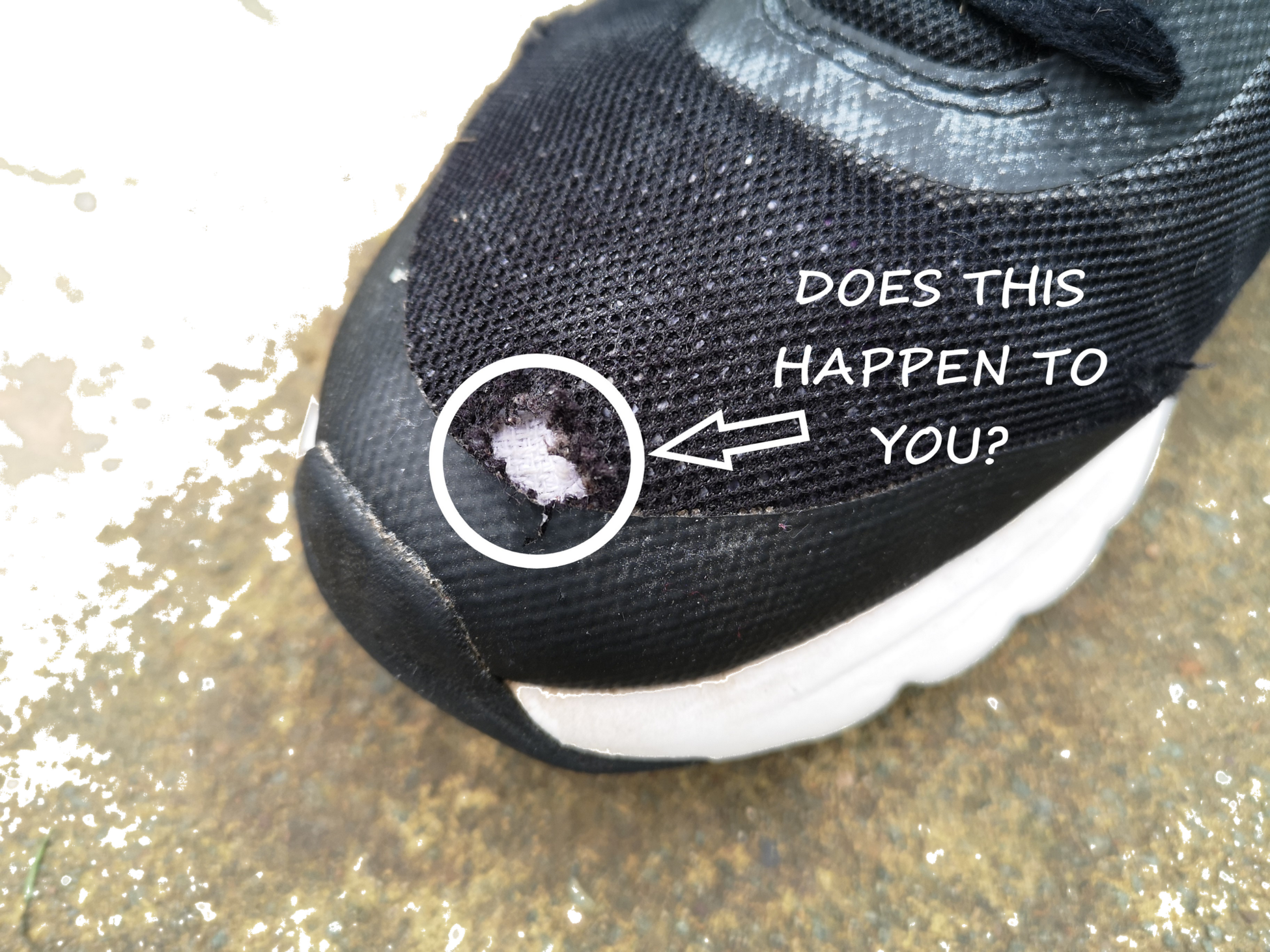 TRAINER ARMOUR, Big Toe Hole Preventer