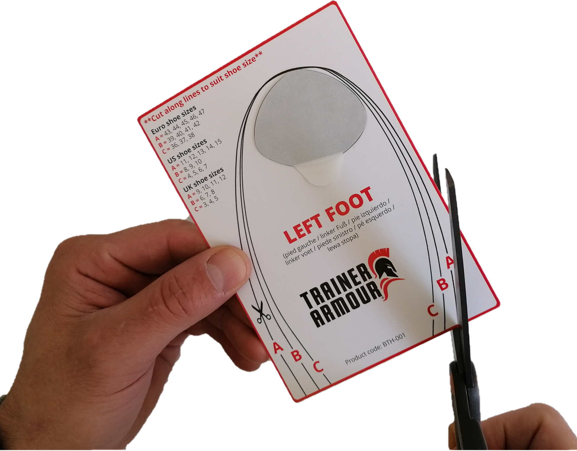 TRAINER ARMOUR, Big Toe Hole Preventer