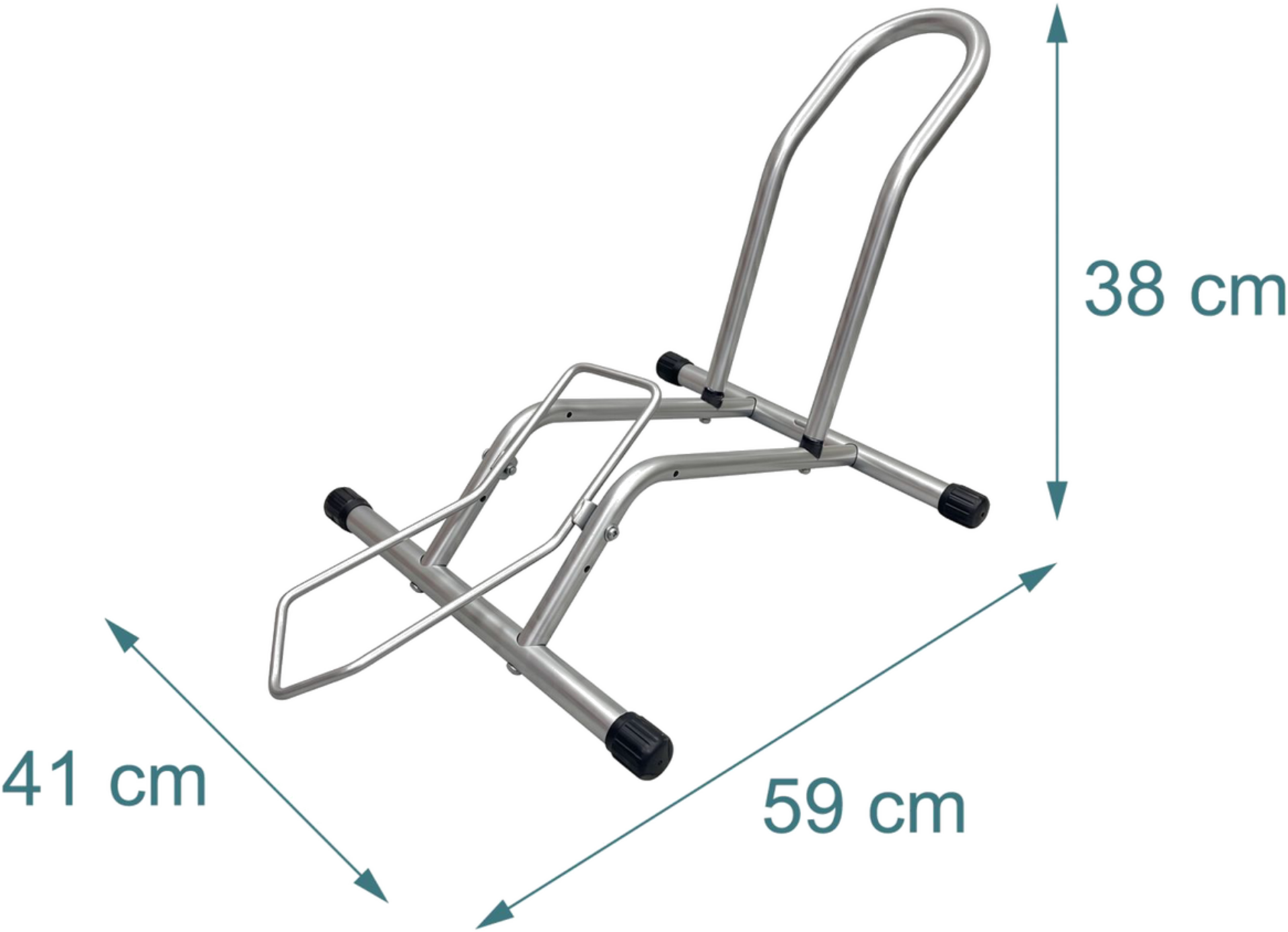 NORTHIX, Bike Floor Stand For Up To 29-inch Wheels, Non-slip