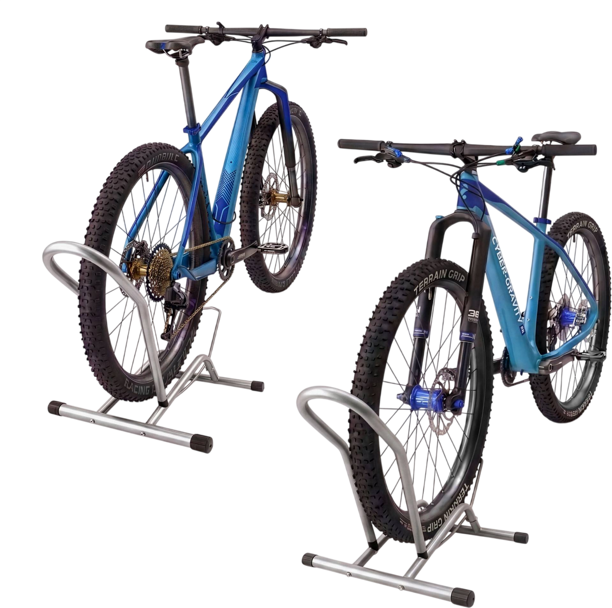 NORTHIX, Bike Floor Stand For Up To 29-inch Wheels, Non-slip