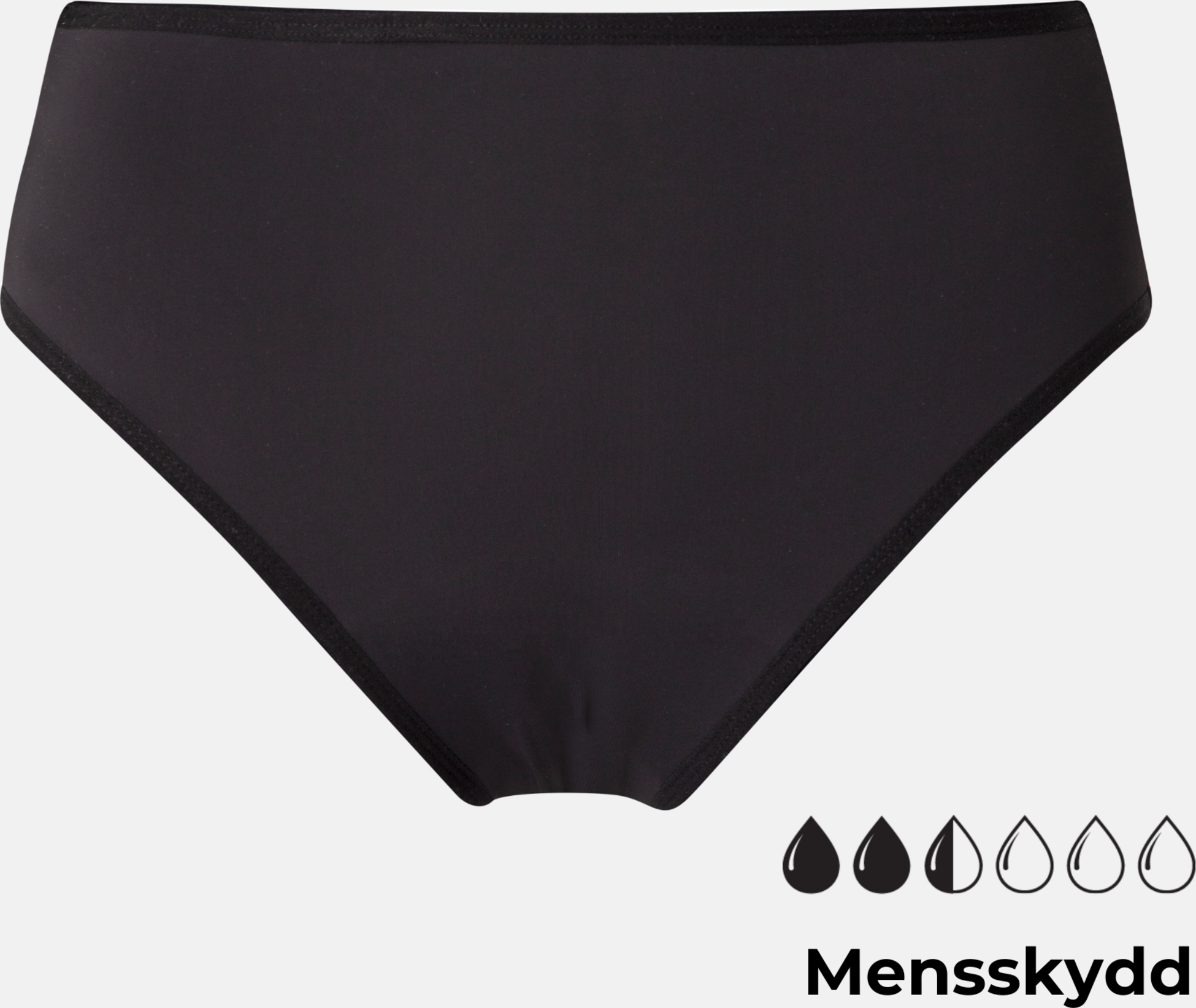 COMFYDENCE, Bikinitrosa Med Mensskydd - H&ouml;g Midja- Mermaid