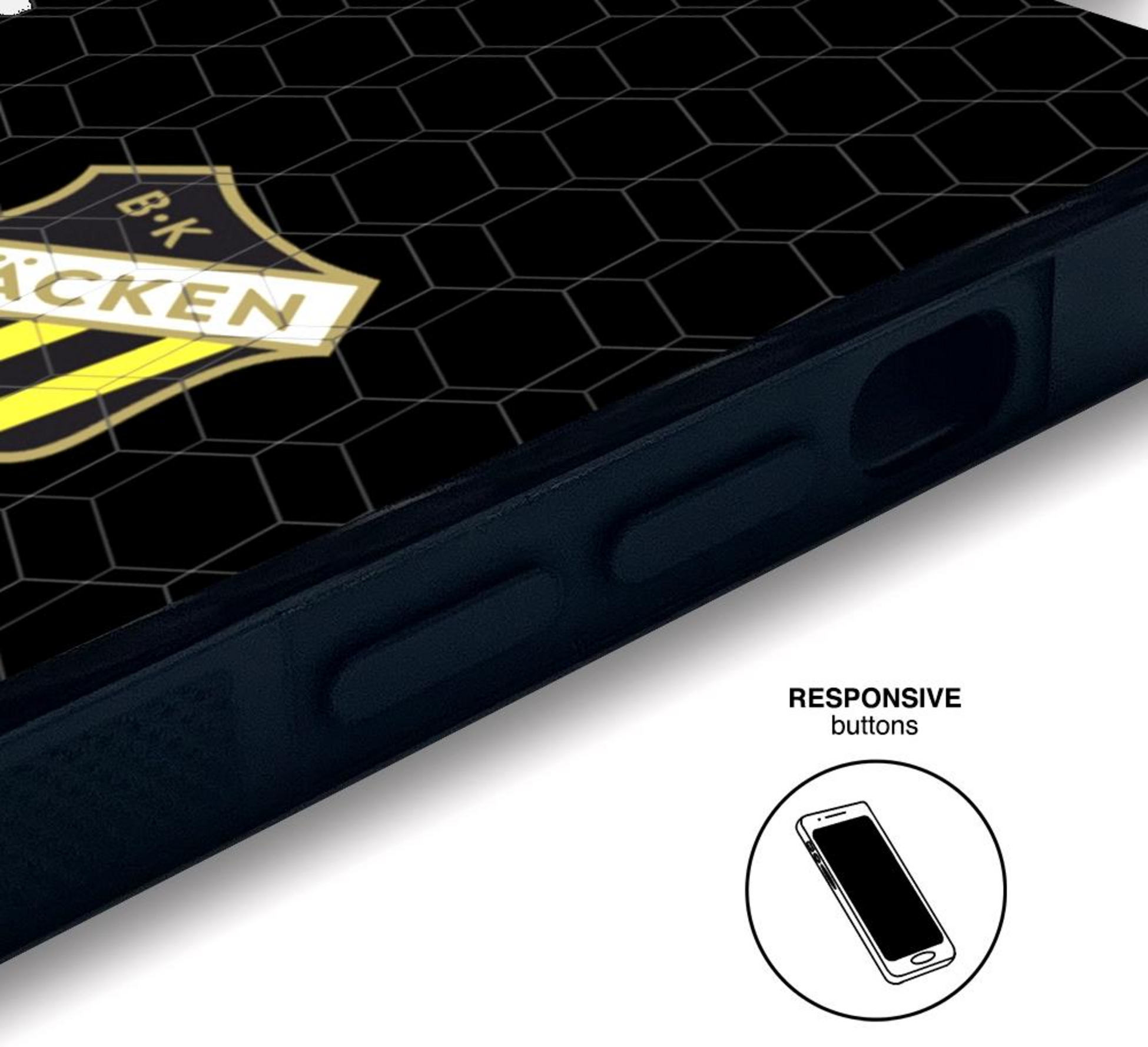 PHONECASES3D, Bk H&auml;cken Official 3d Phone Case Black