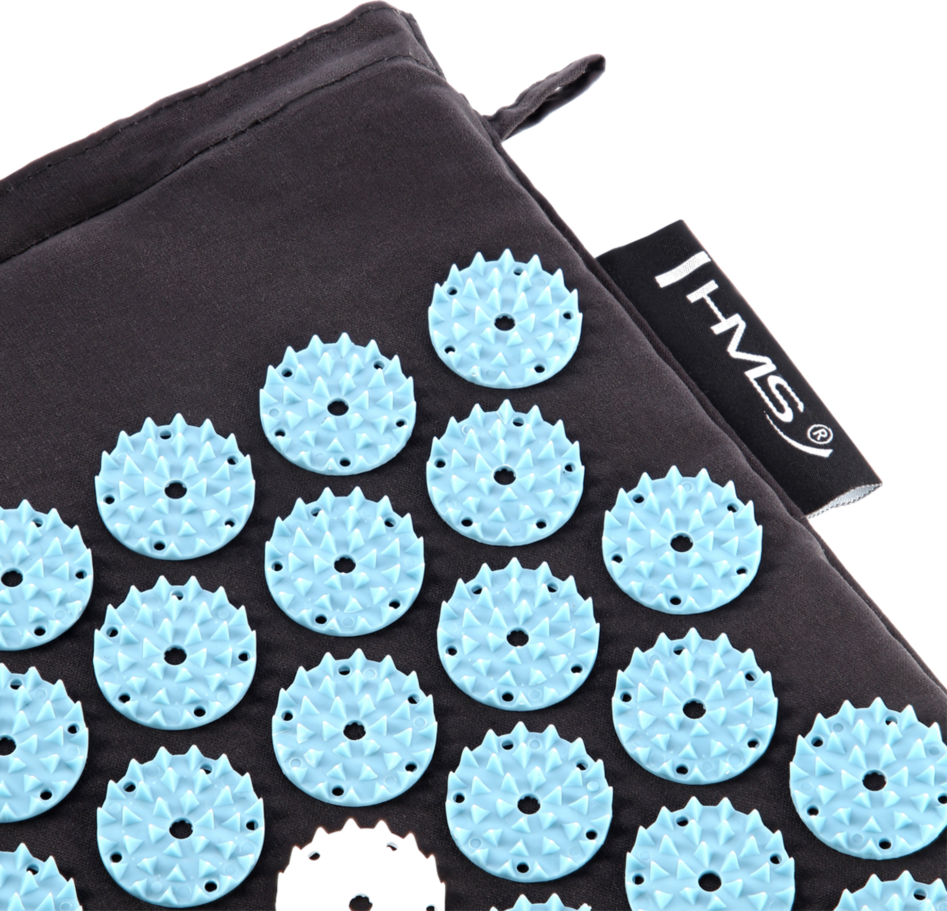 NORTHIX, Black Acupressure Mat With Pillow Set