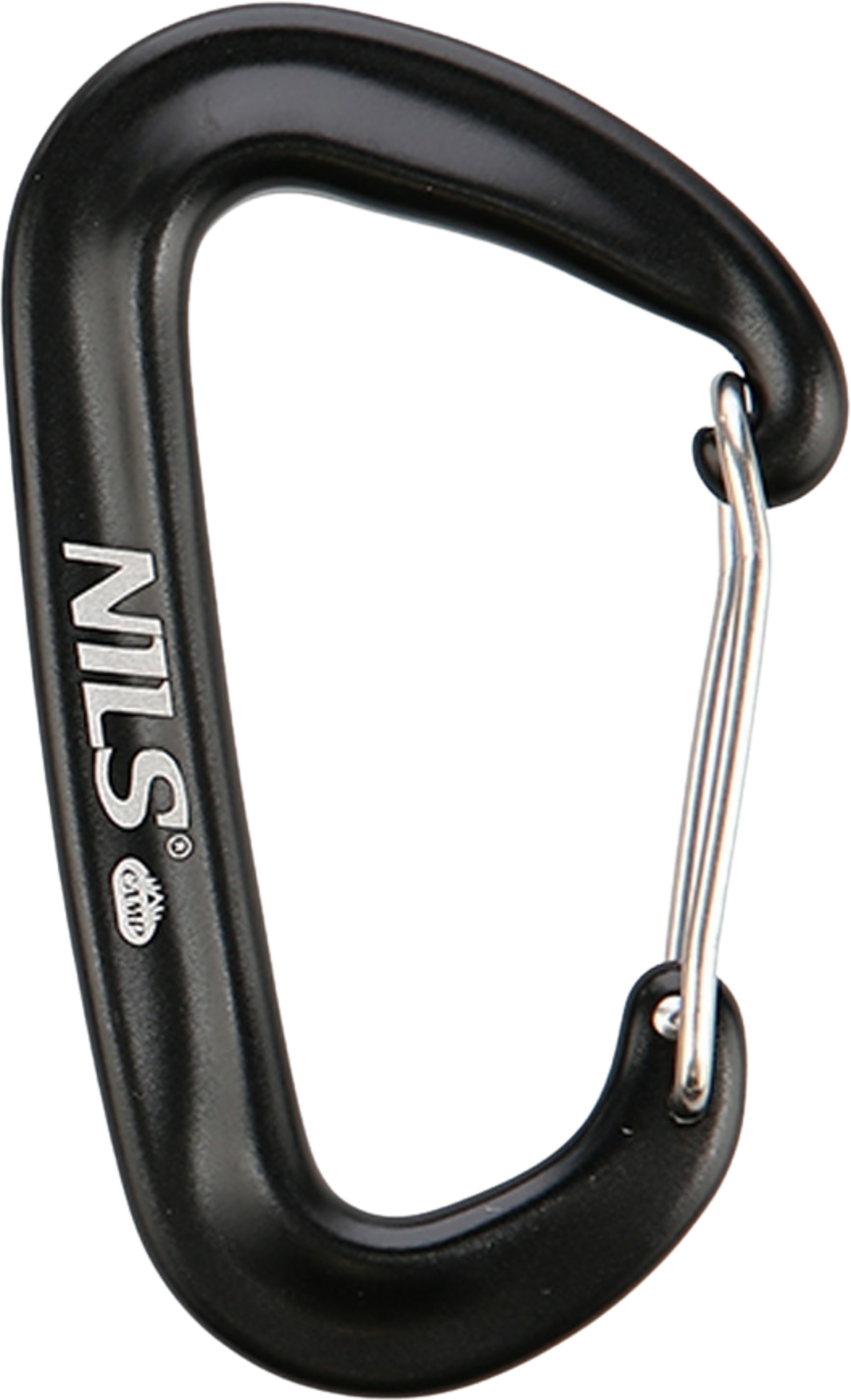 NORTHIX, Black Carabiner 12kn, Lightweight, Durable