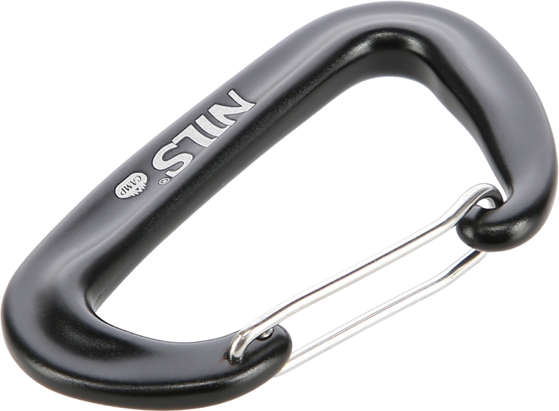 NORTHIX, Black Carabiner 12kn, Lightweight, Durable