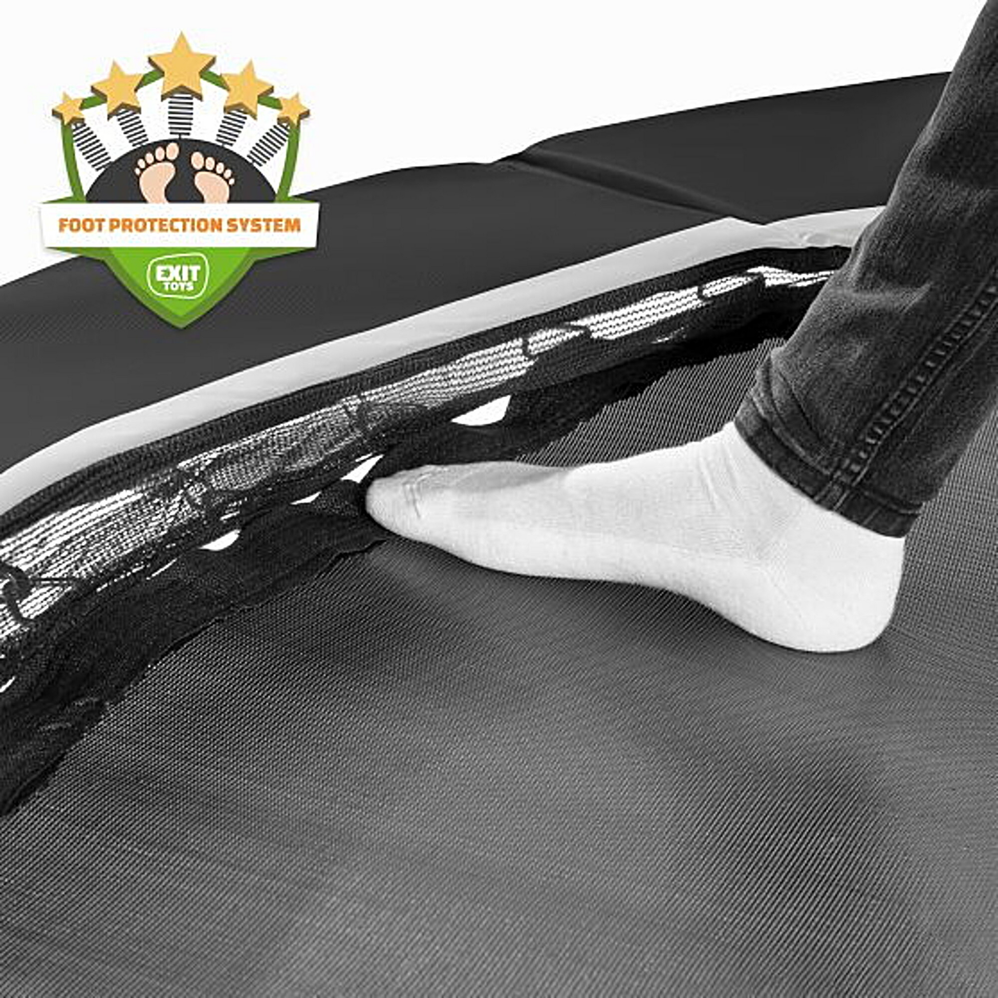 EXIT, Black Edition Studsmatta &Oslash;244cm - Svart