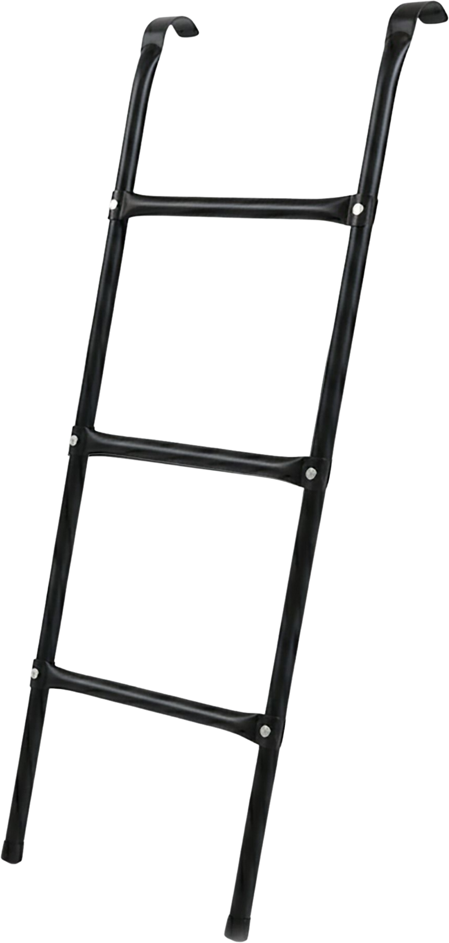 NORTHIX, Black Hook-on Trampoline Ladder &ndash; Steel, Easy Fit