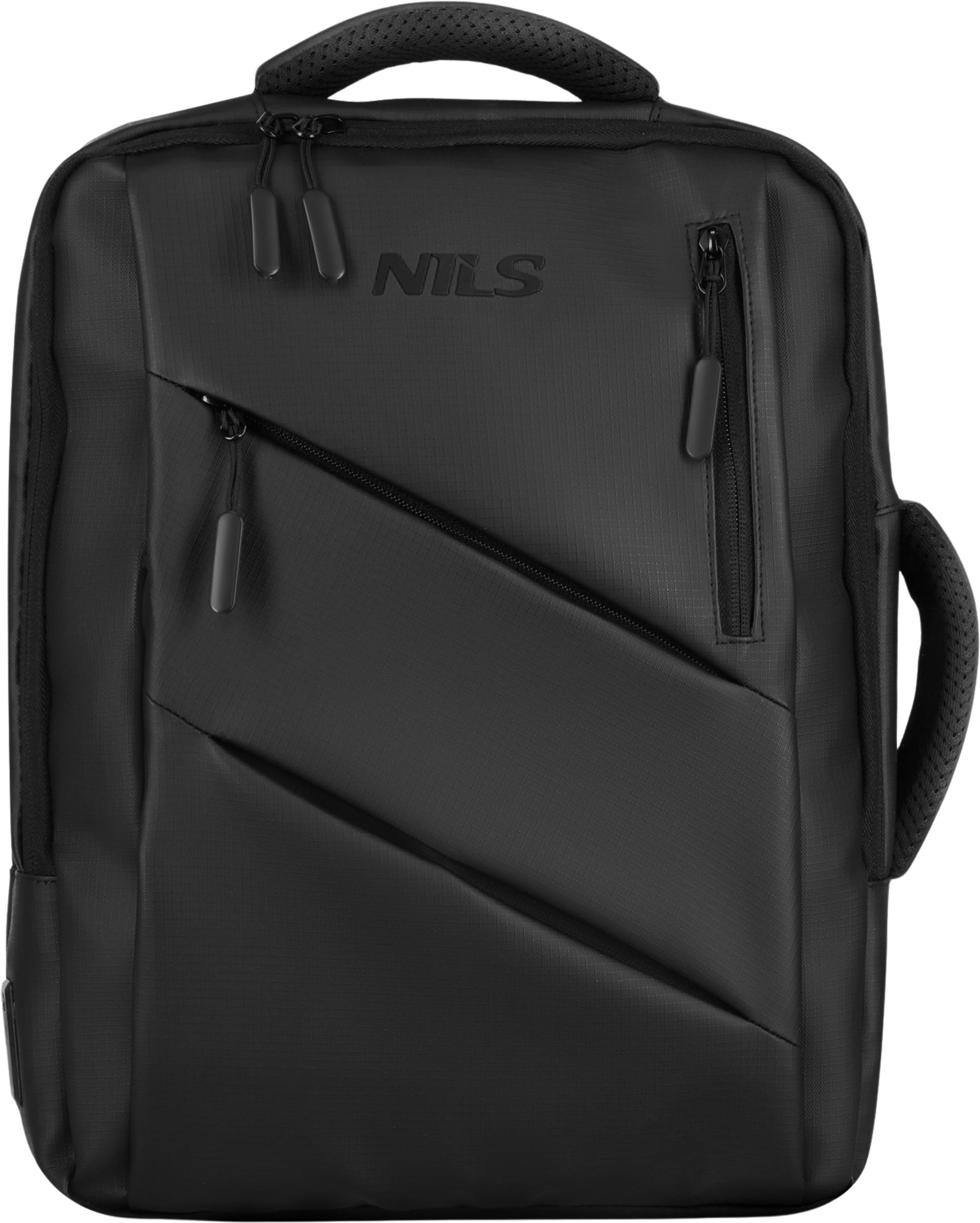 NORTHIX, Black Laptop Backpack, Usb-c Port, 15l Capacity