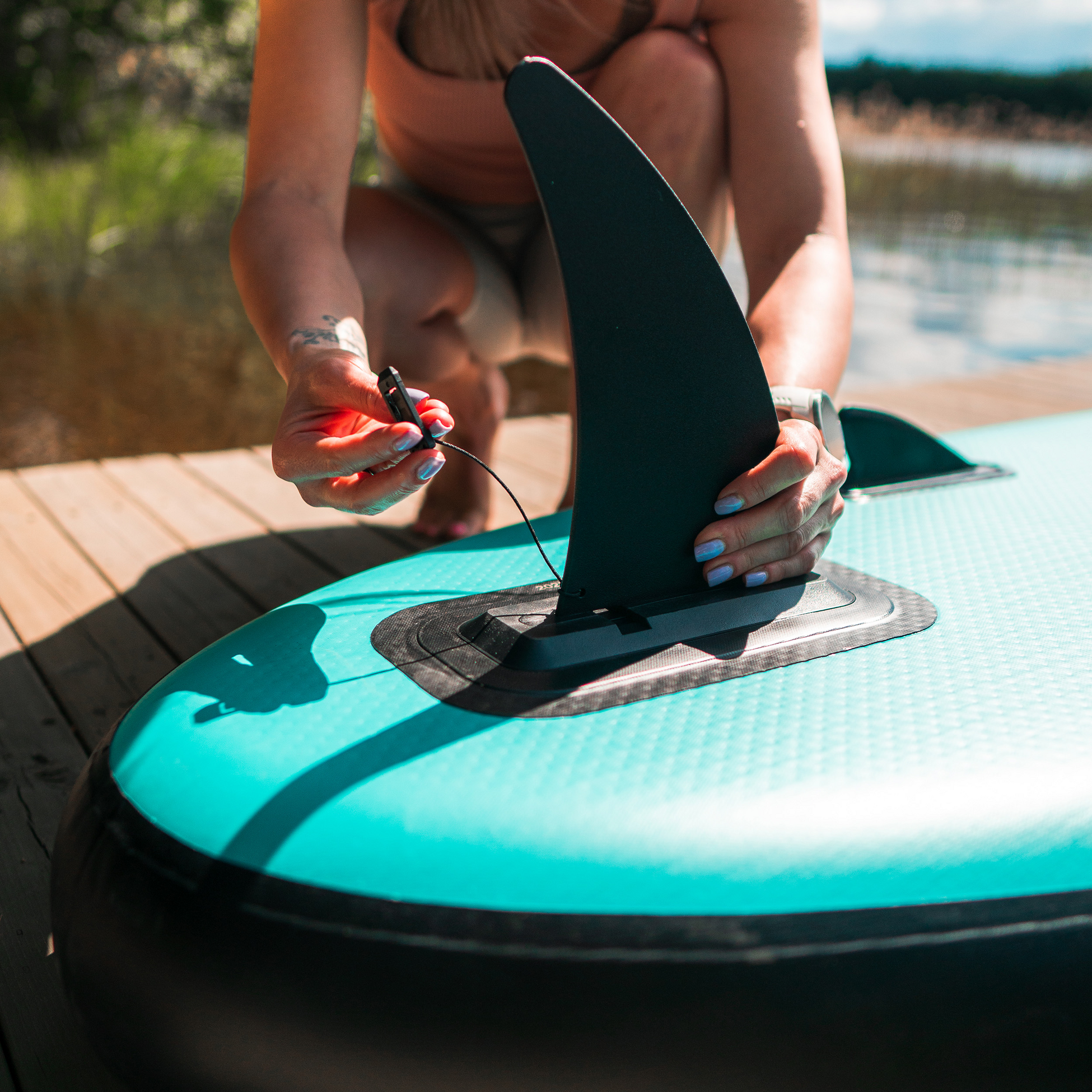 GYMSTICK, Black Plastic Fin