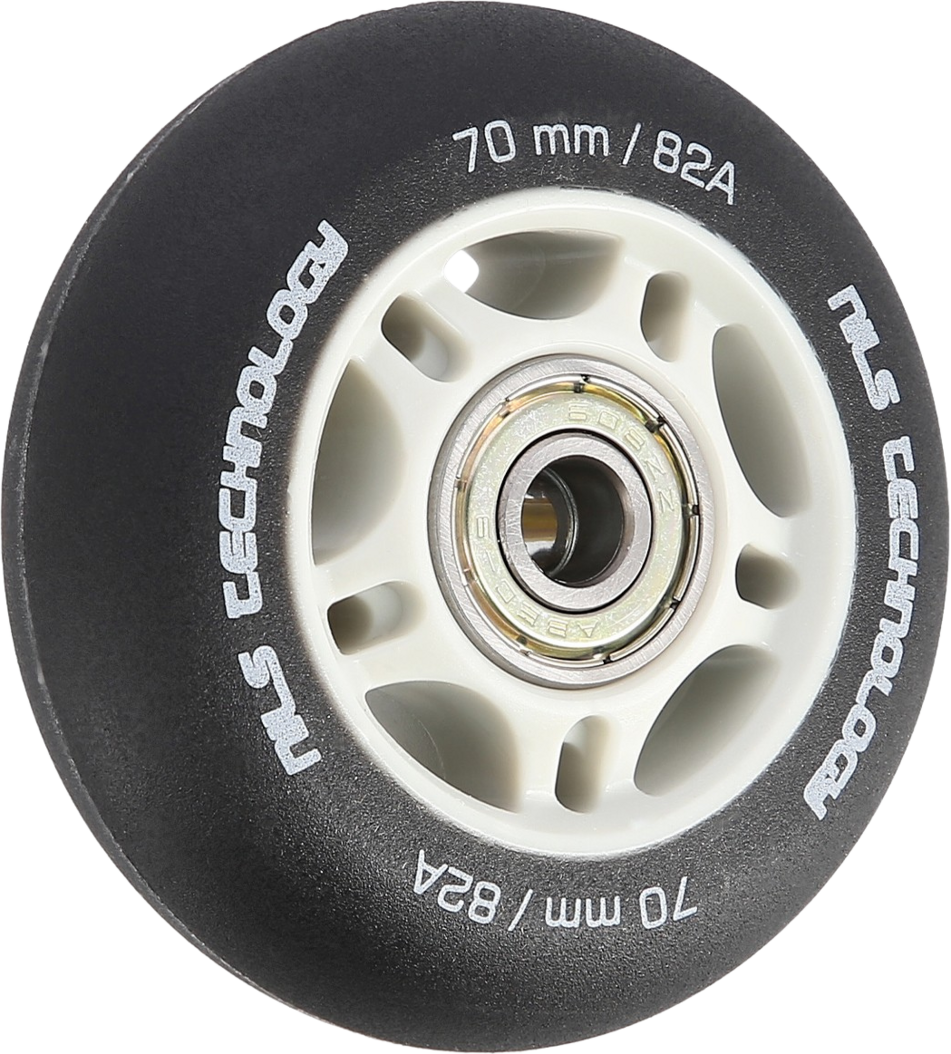 NORTHIX, Black Pu 70x24 82a Wheels  Abec-9 Bearings Set
