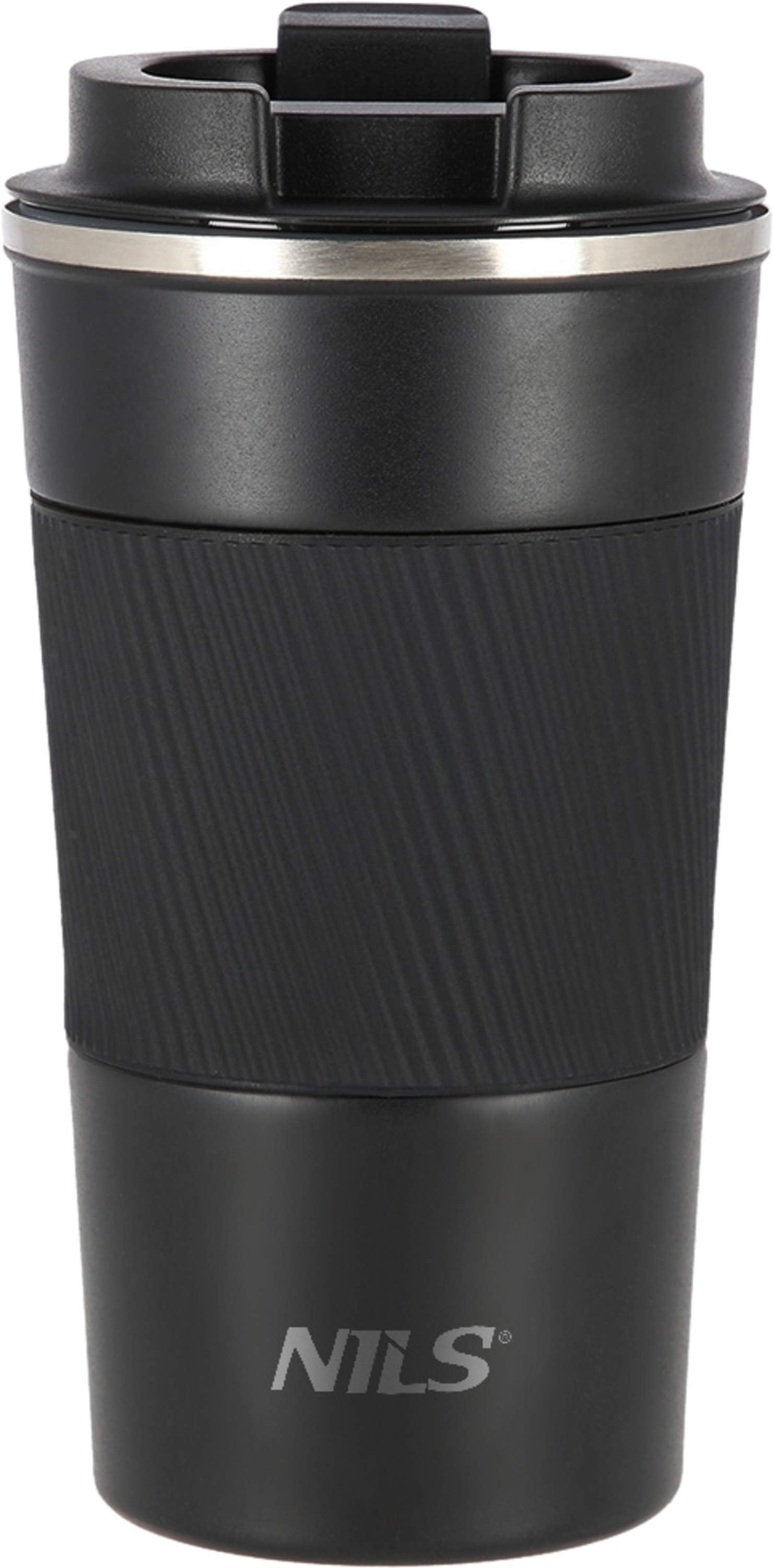 NORTHIX, Black Thermal Cup, Insulated Stainless Steel, 9oz