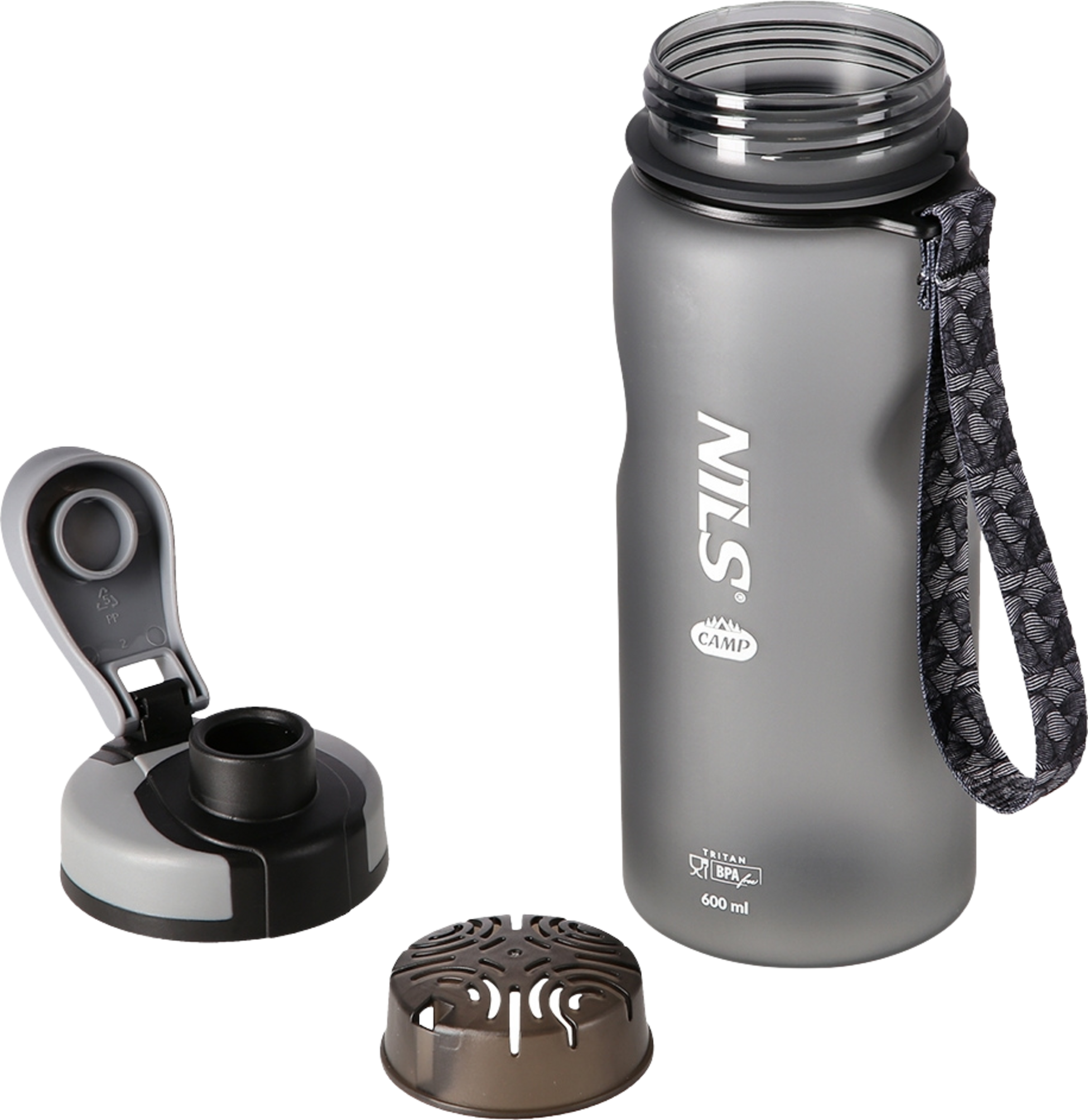 NORTHIX, Black Tritan Water Bottle, 740ml Capacity