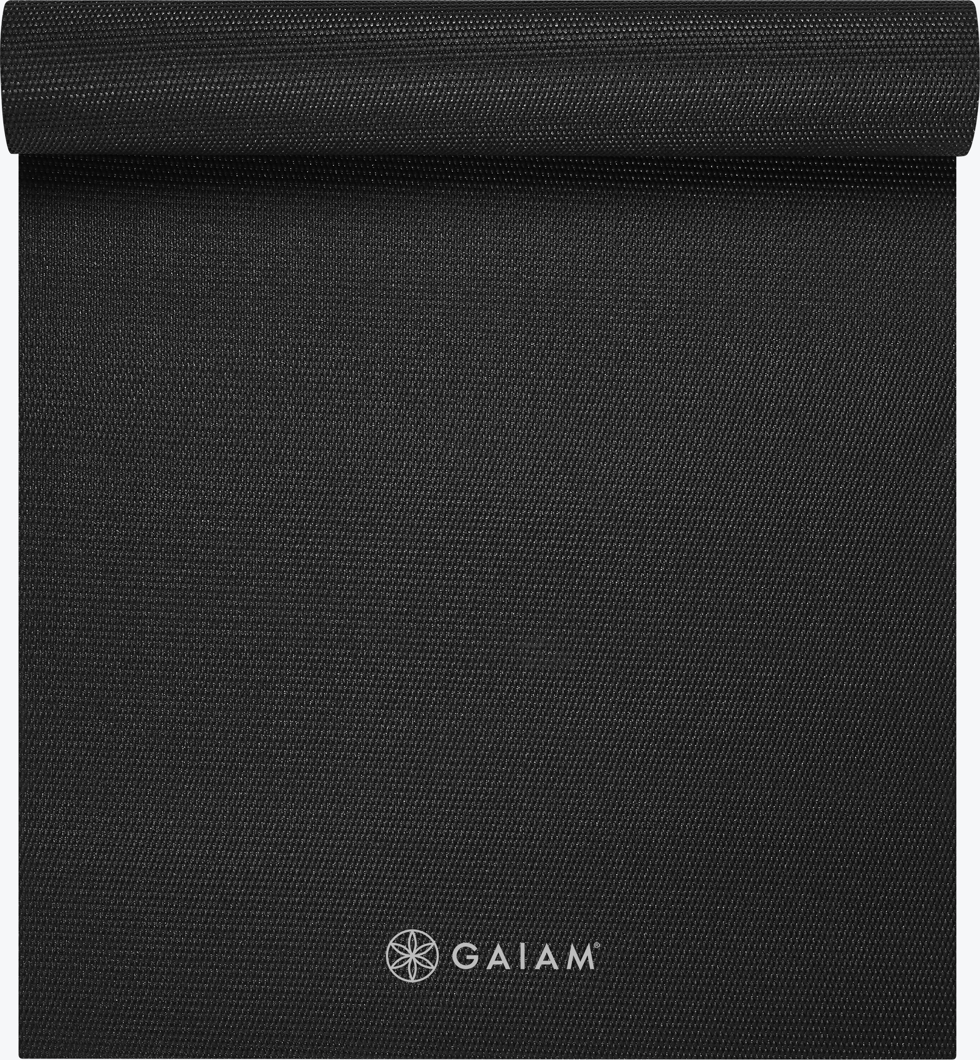 GAIAM, Black Yoga Mat 4mm