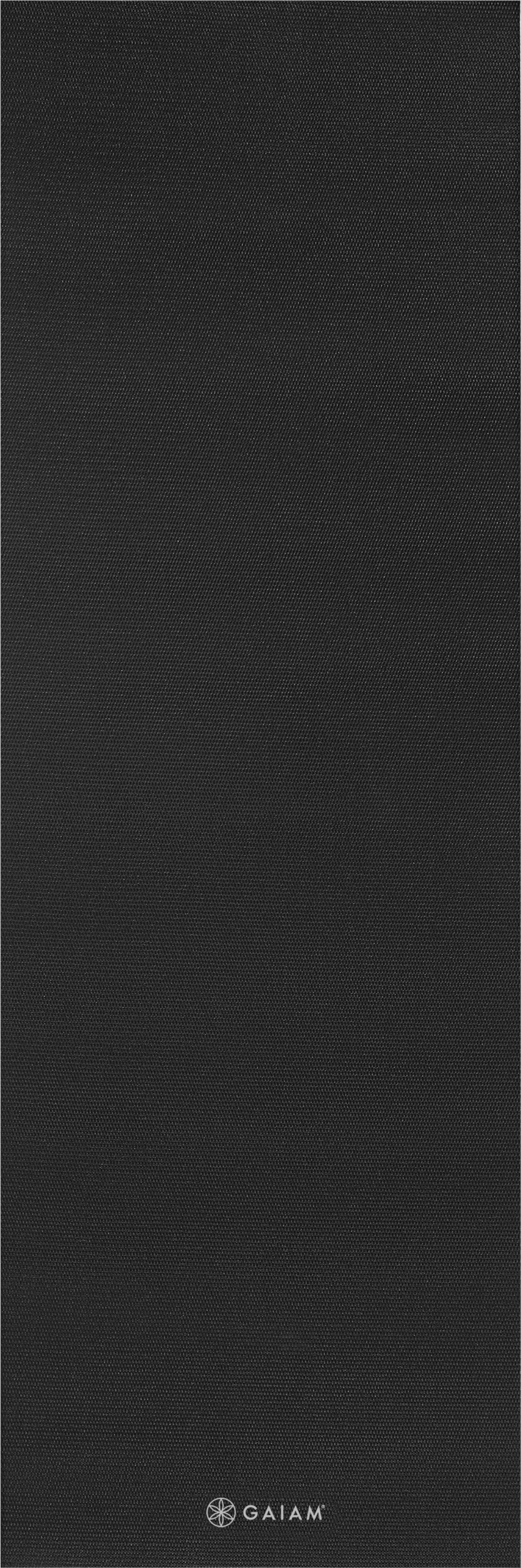 GAIAM, Black Yoga Mat 4mm