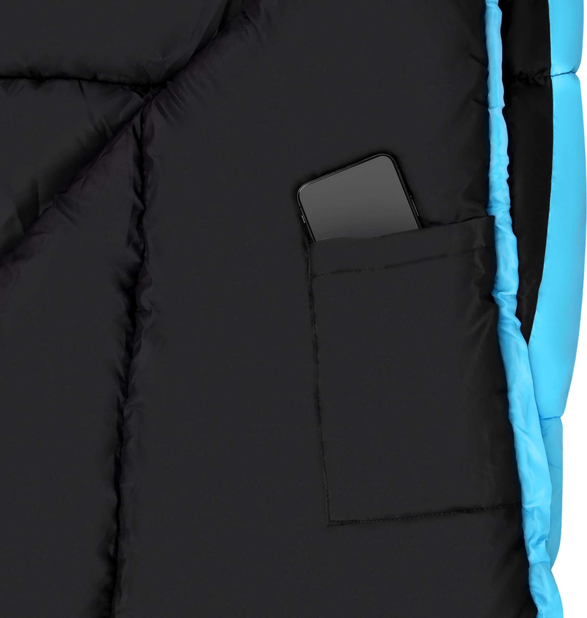 NORTHIX, Black-blue Sleeping Bag, Lightweight, Compact