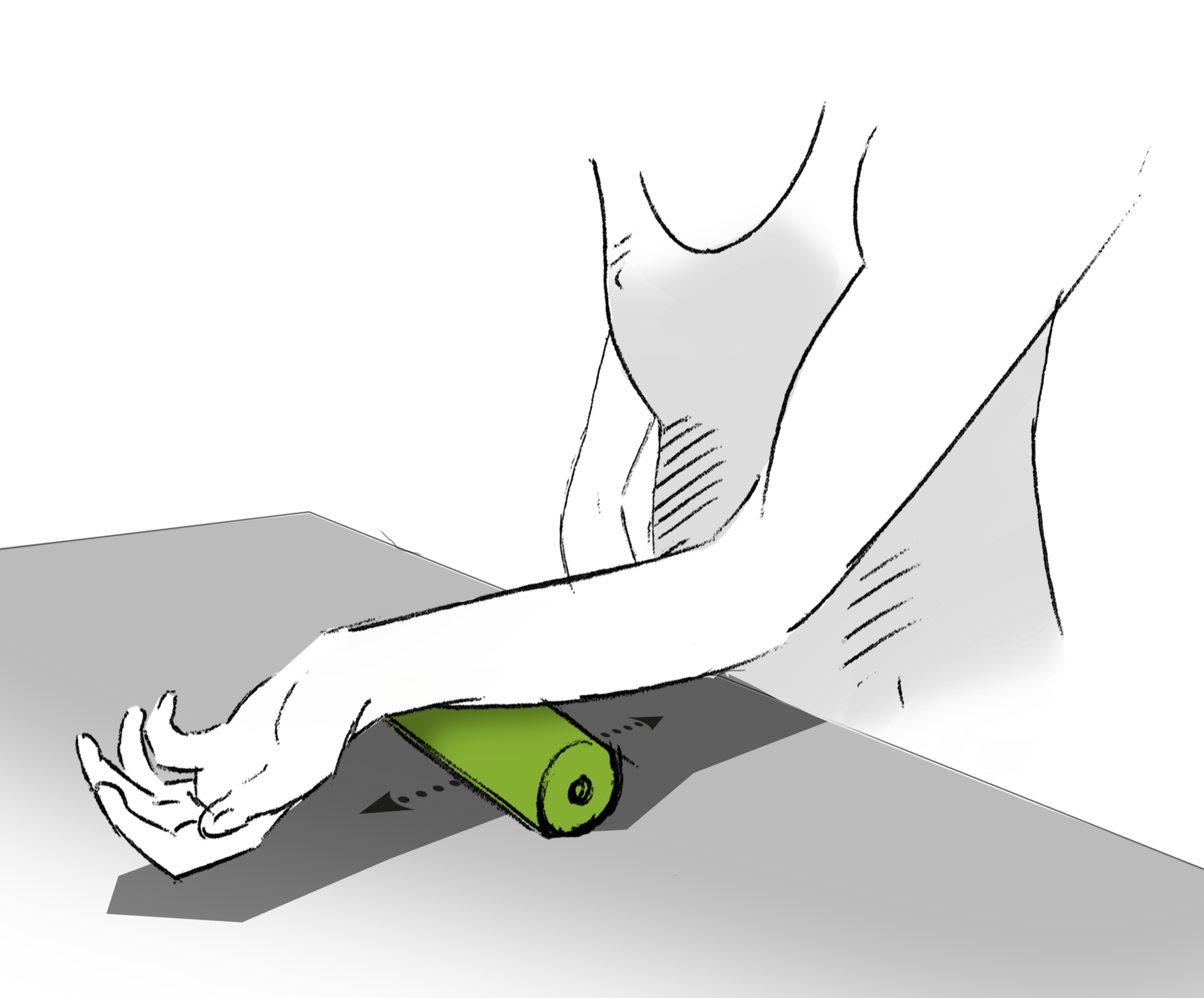 BLACKROLL, Blackroll Mini Foam Roller, Black